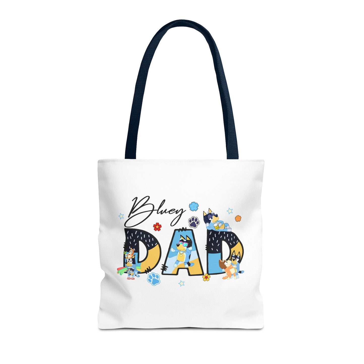Princess Grace Bluey Dad Tote Bag Fun & Playful Accessory for Dog Lovers