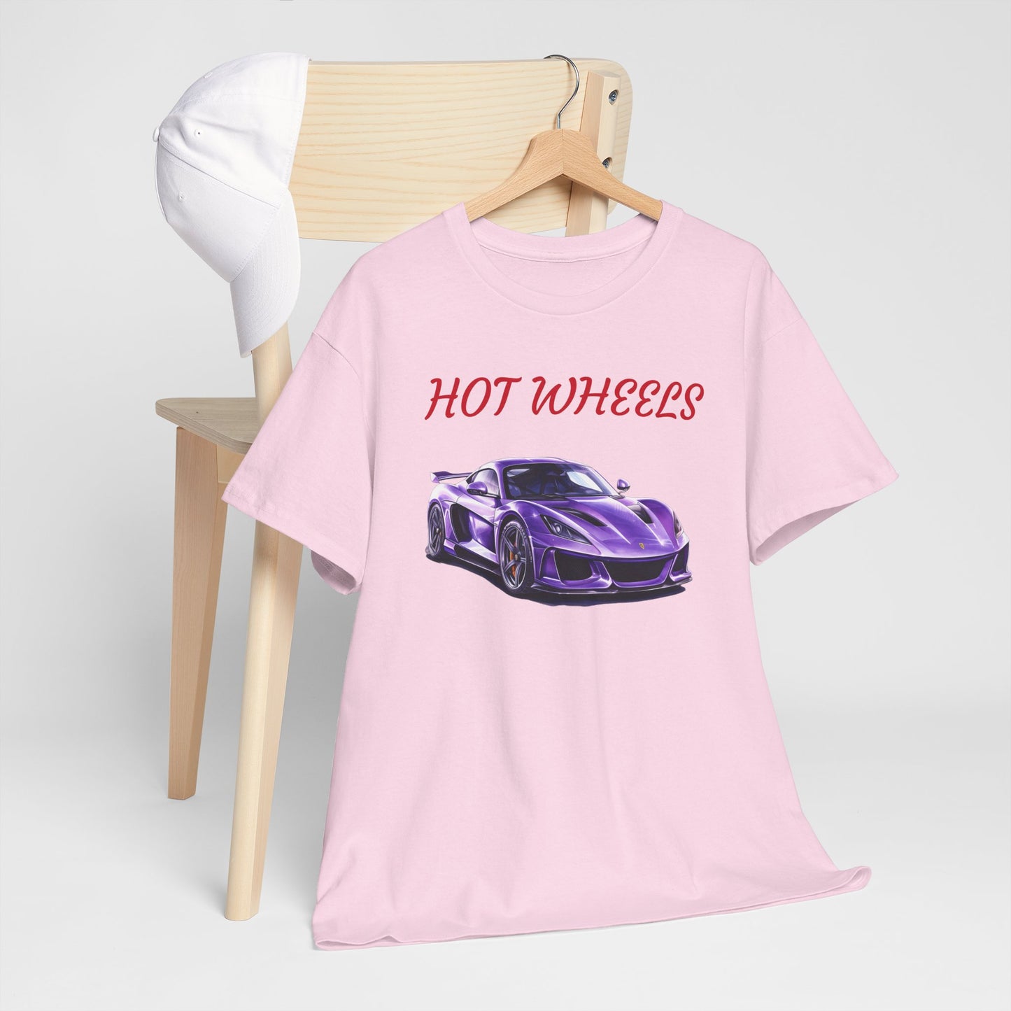 Princess Grace Hot Wheels Graphic Unisex Heavy Cotton Tee Perfect for Car Enthusiasts