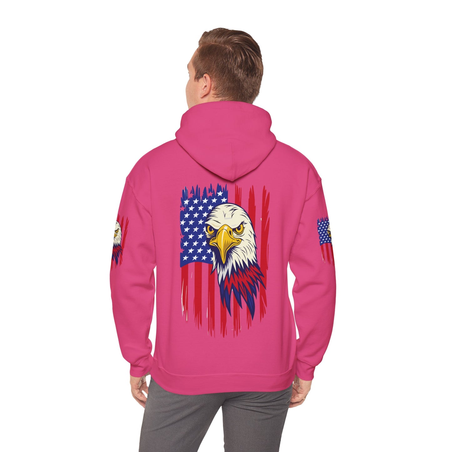 Princess Grace Patriotic Eagle Unisex Heavy Blend Hoodie