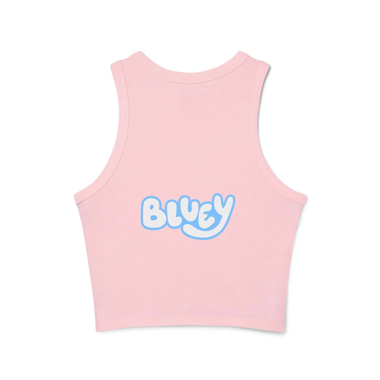 Princess Grace Bluey Women's Micro Rib Racer Tank Top Fun and Stylish for Casual Days