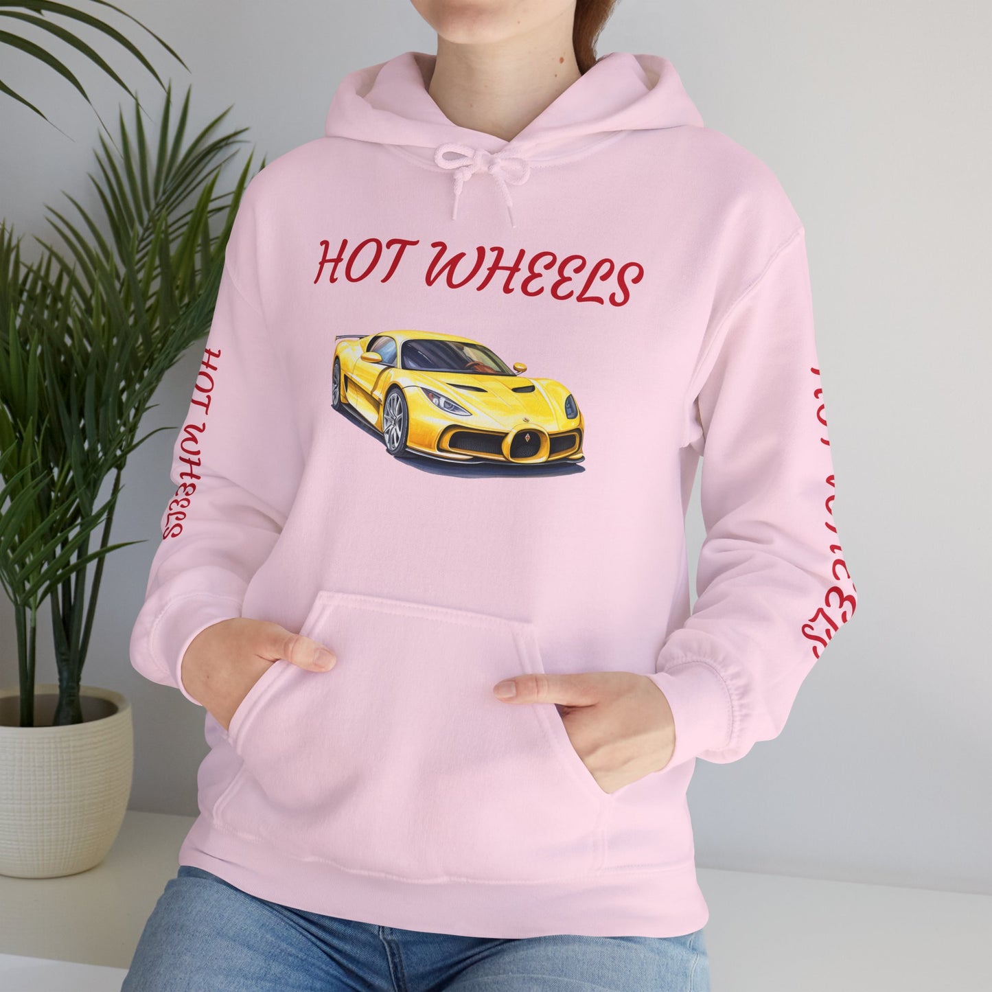 Princess Grace Hot Wheels Unisex Hooded Sweatshirt Racing Style for Car Enthusiasts