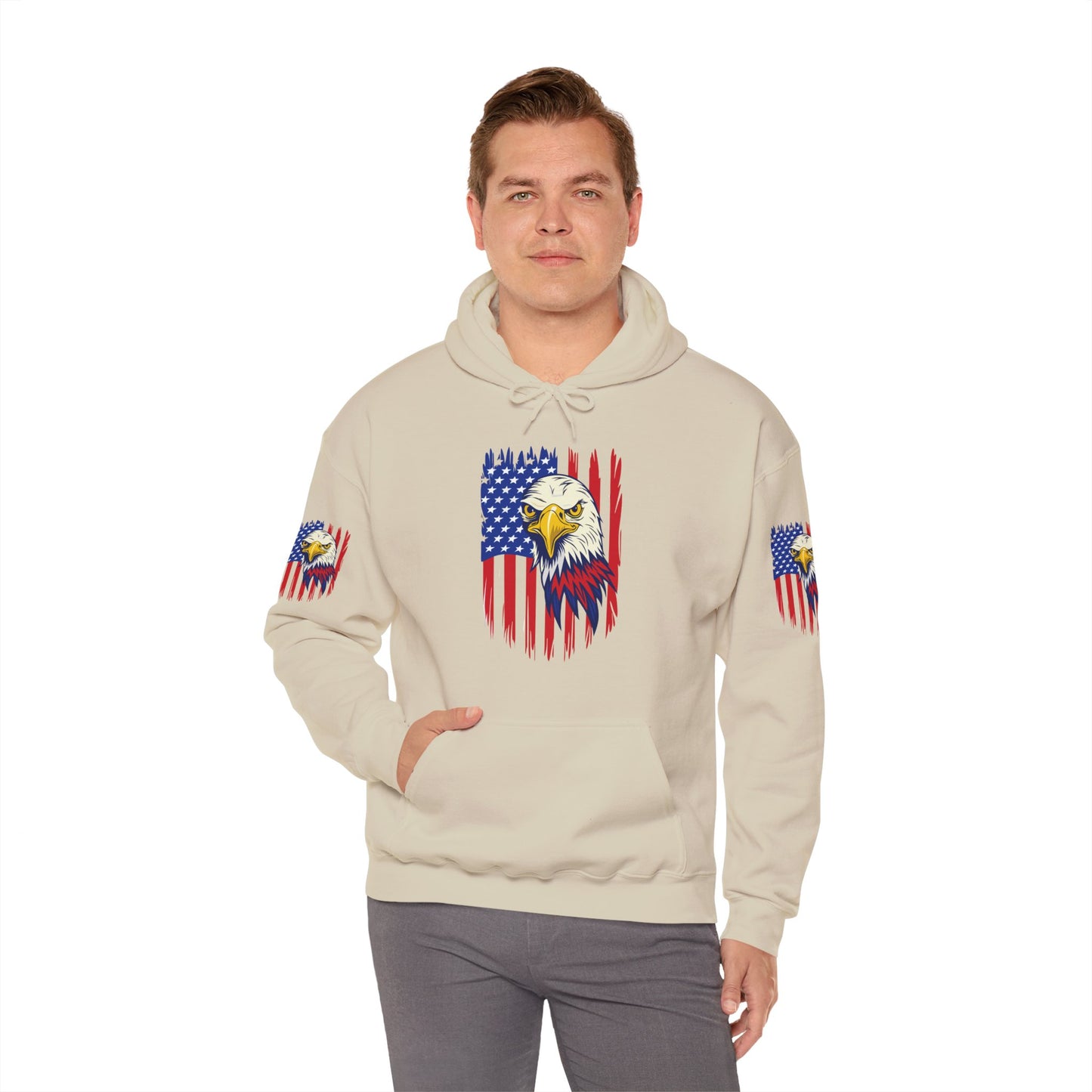 Princess Grace Patriotic Eagle Unisex Heavy Blend Hoodie