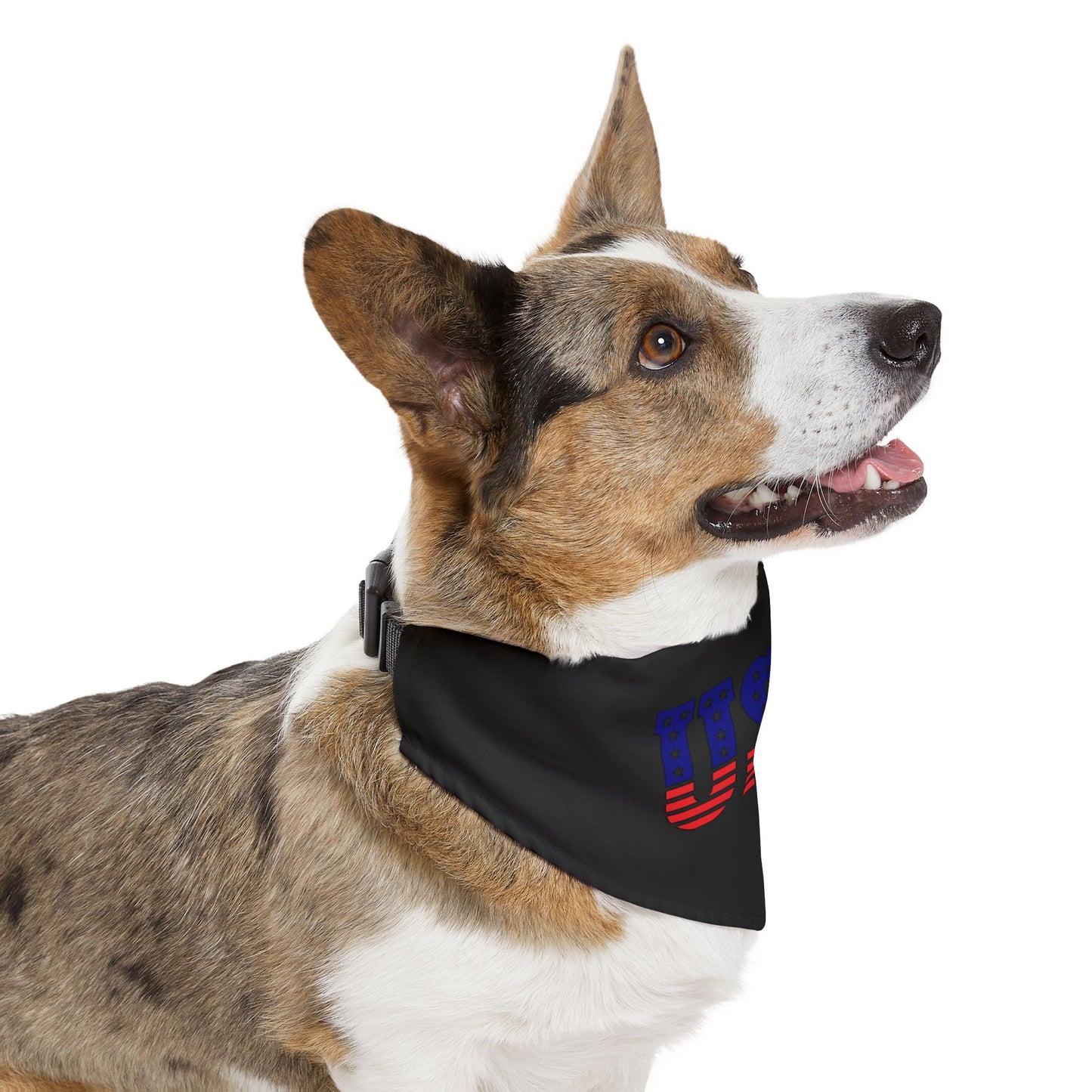 Princess Grace USA Flag Pet Bandana Collar Patriotic Dog Accessory