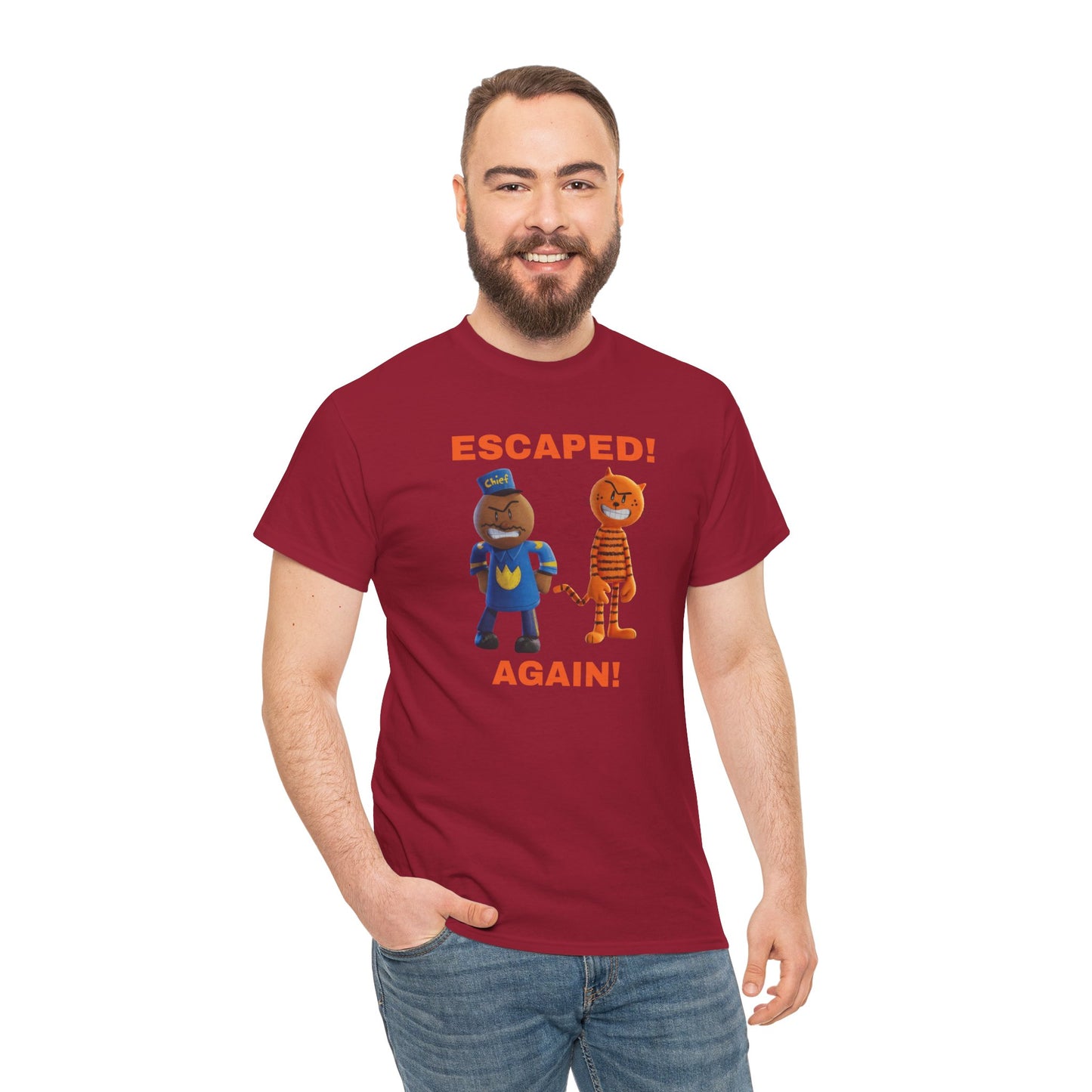 Princess Grace Humorous Escaped Again Unisex Heavy Cotton Tee
