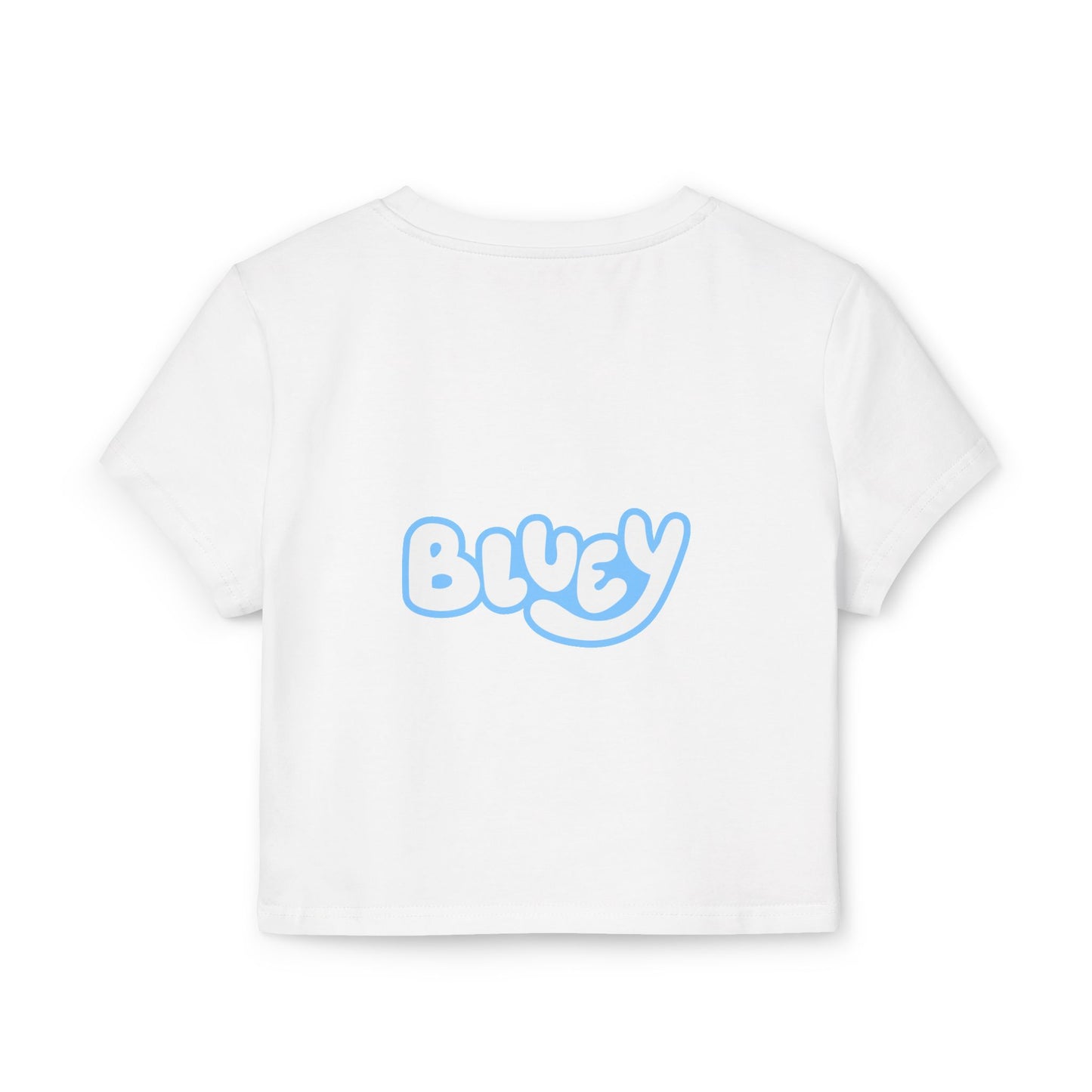Princess Grace Cute Bluey Women's Baby Tee Playful Graphic Tee for Fans