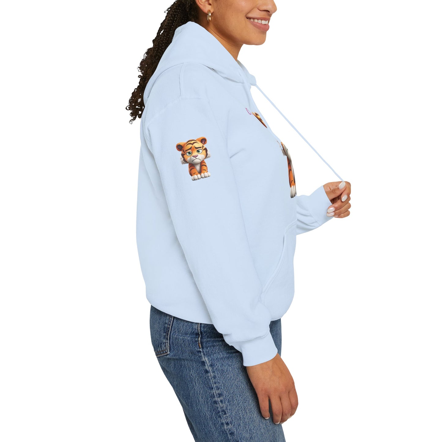 Princess Grace Cute Tiger Graphic Unisex Hoodie