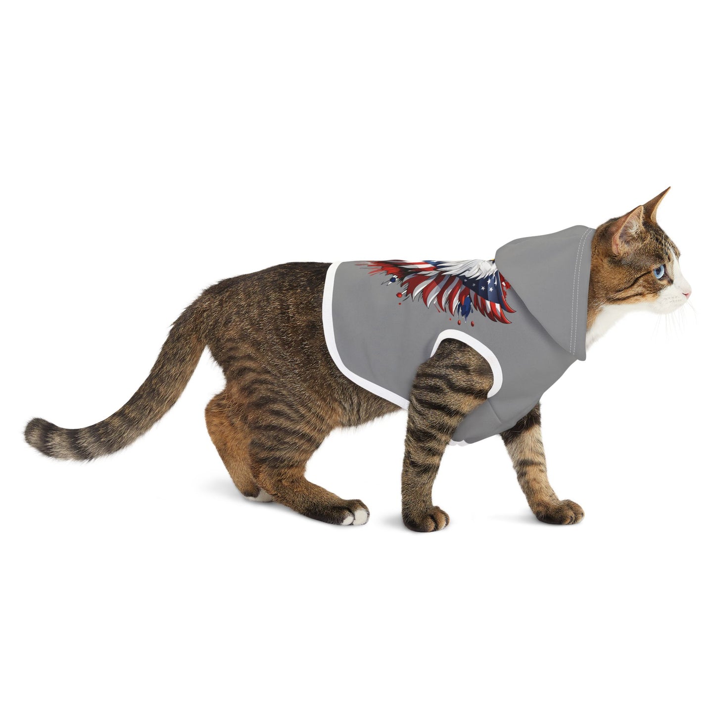 Princess Grace Patriotic Pet Hoodie