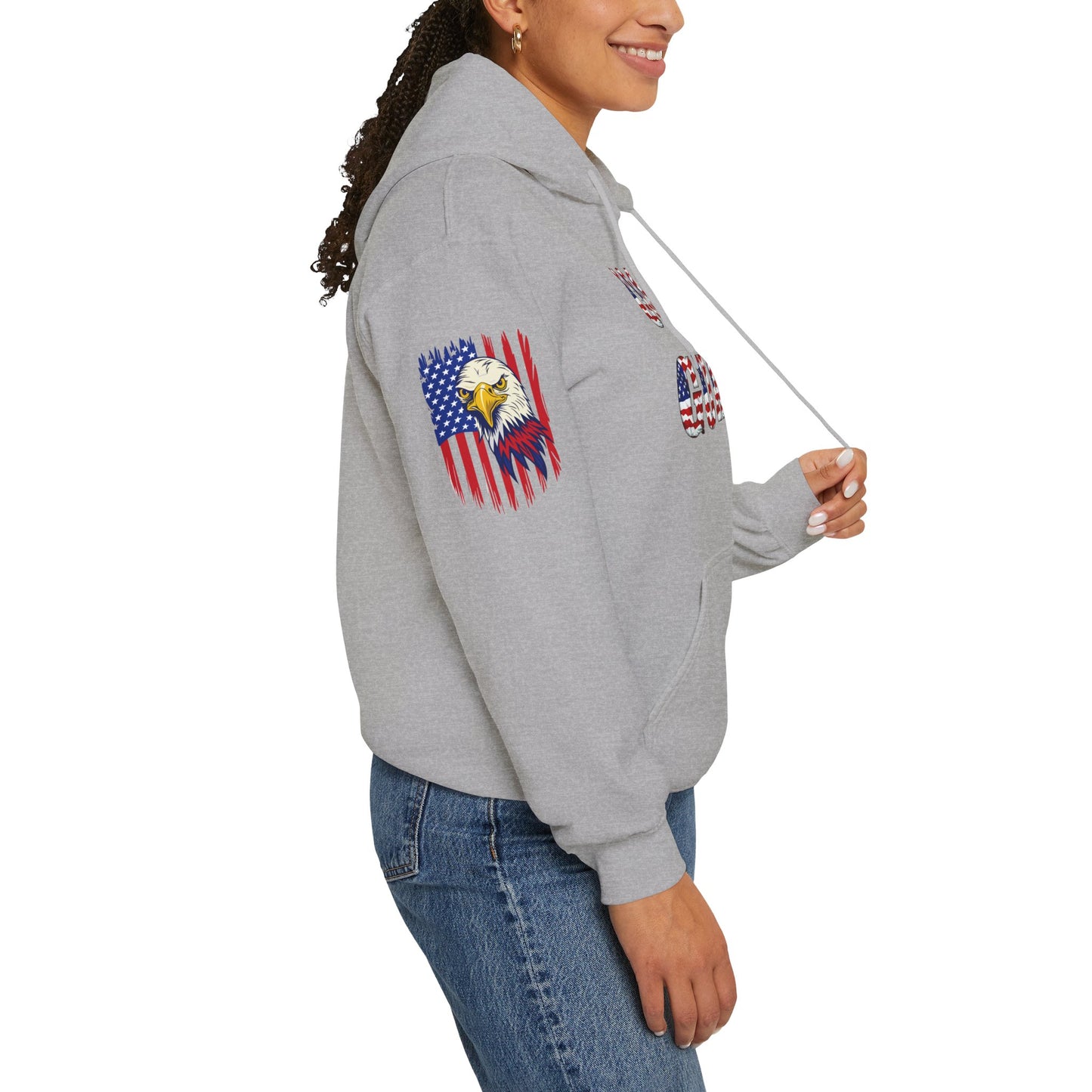 Princess Grace Patriotic Coast Guard Sweatshirt Unisex Heavy Blend Hoodie