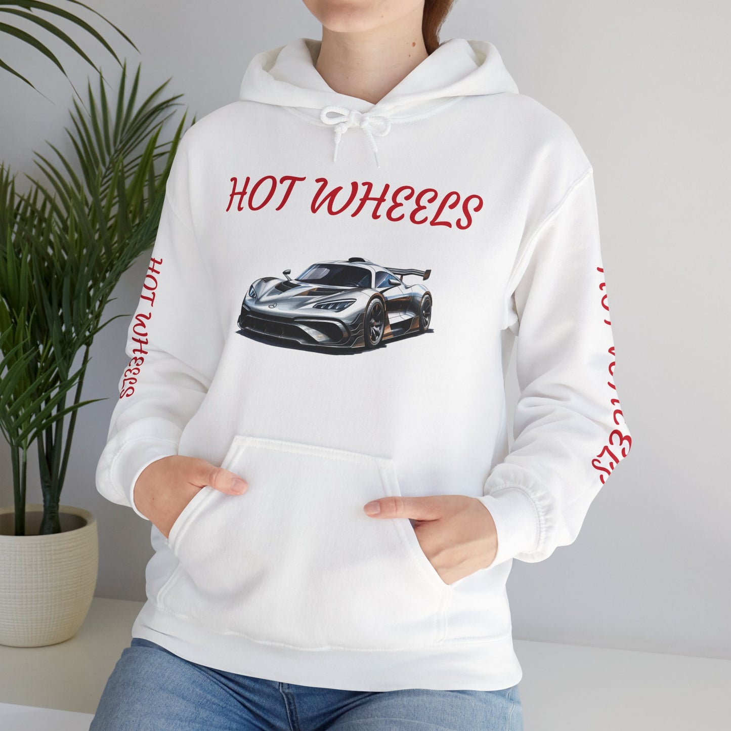 Princess Grace Hot Wheels Unisex Hooded Sweatshirt Racing Inspired Comfort for Car Enthusiasts