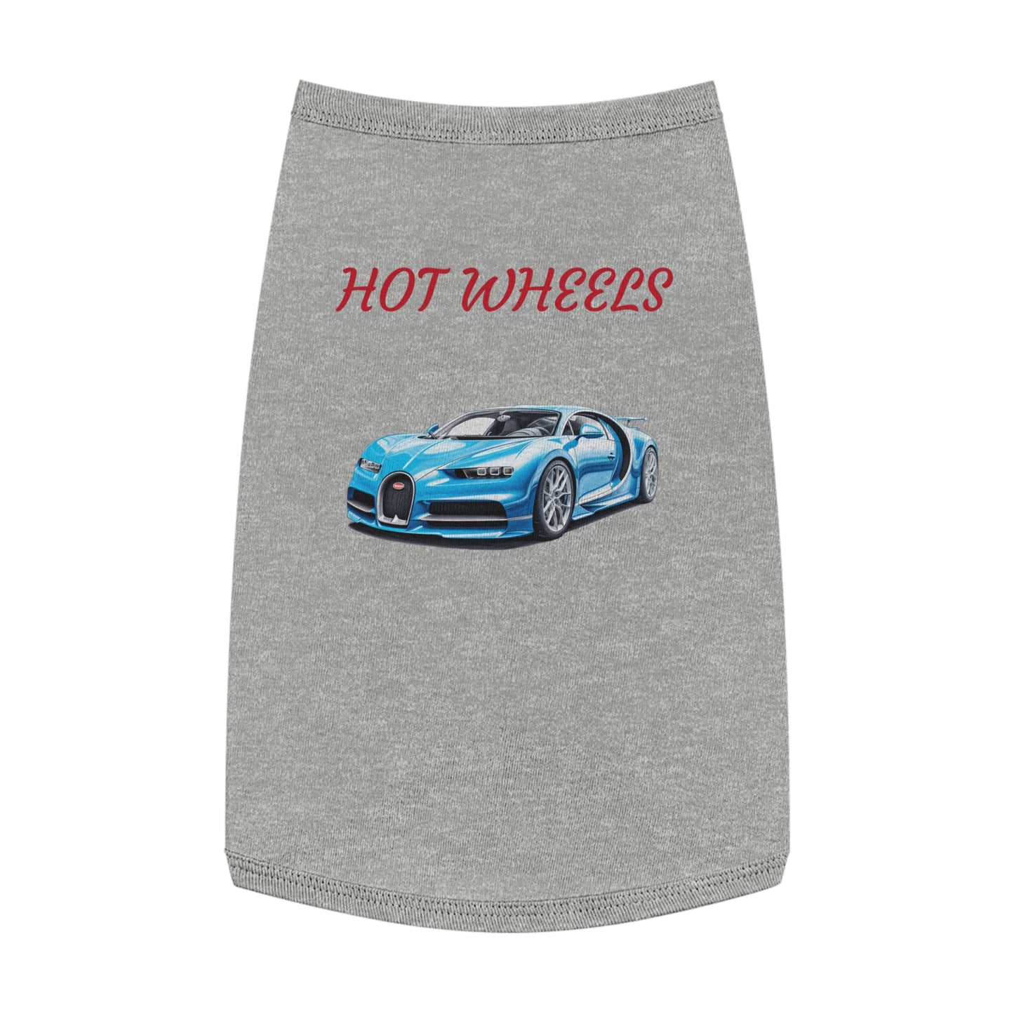 Princess Grace Hot Wheels Pet Tank Top Sporty Style for Car Lovers