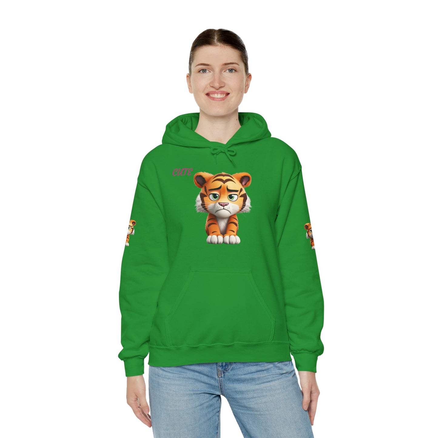 Princess Grace Cute Tiger Graphic Unisex Hoodie
