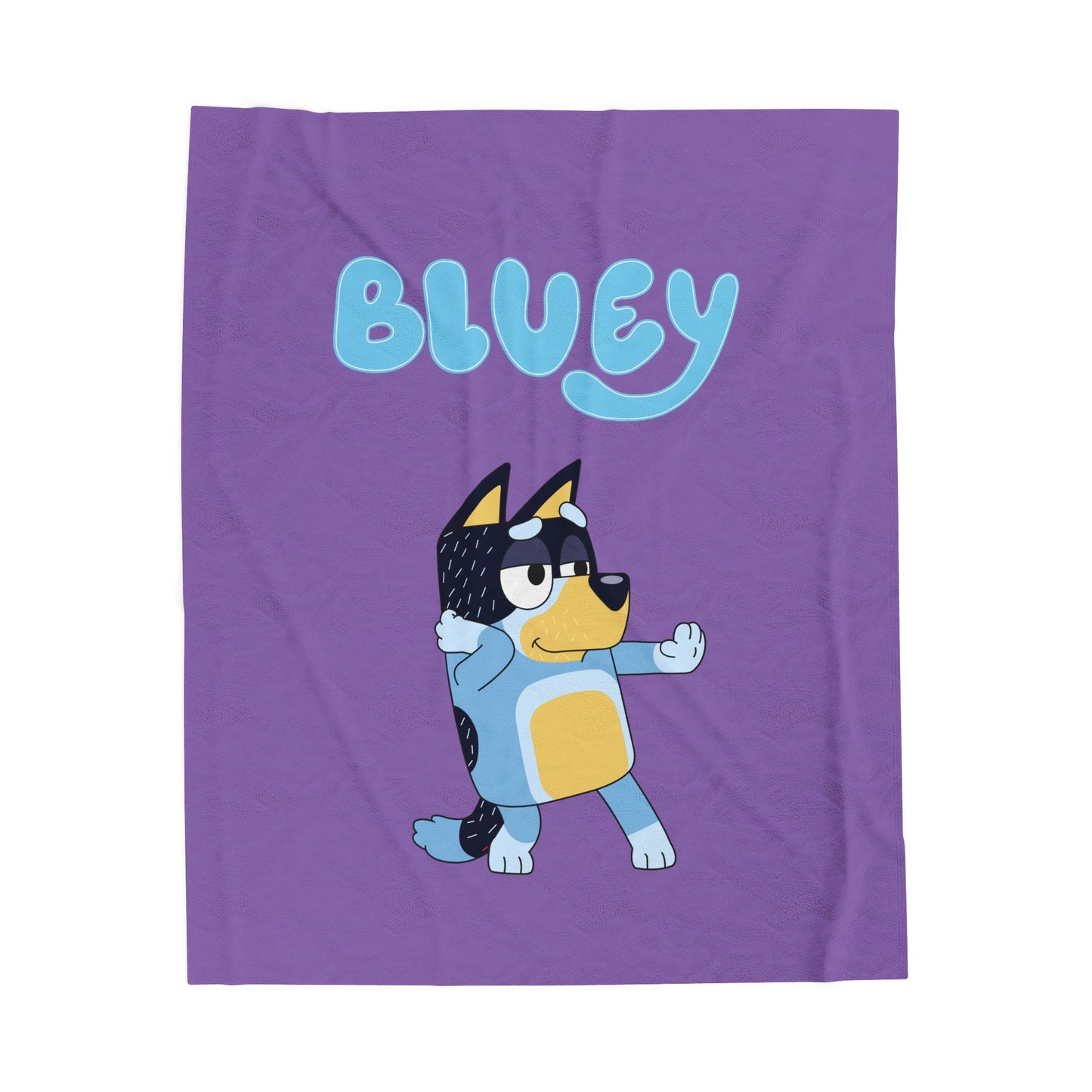 Princess Grace Cozy Bluey Velveteen Plush Blanket for Kids Perfect for Snuggle Time and Bedtime