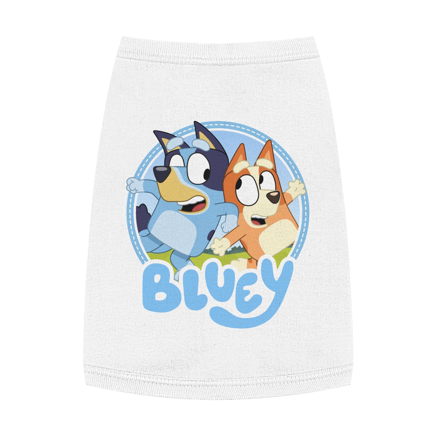 Princess Grace Bluey Pet Tank Top Cute & Comfortable Dog Apparel for Playful Pets