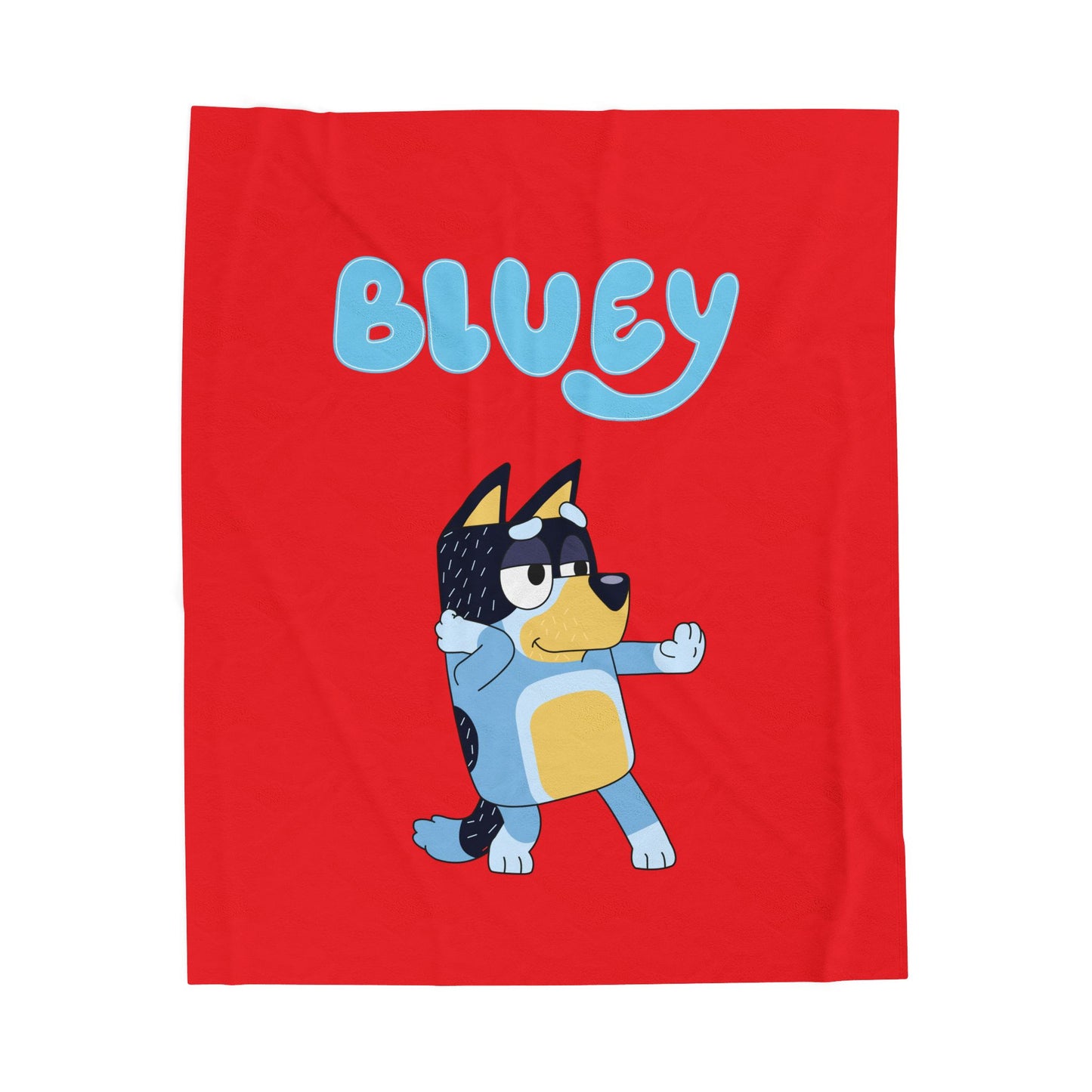 Princess Grace Bluey Velveteen Plush Blanket Soft and Cozy Kids Blanket for Adventures