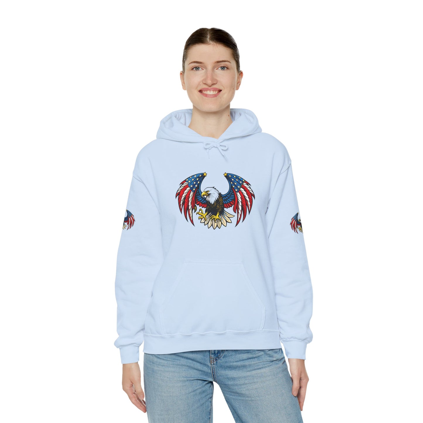 Princess Grace American Eagle Emblem Patriotic Unisex Hoodie