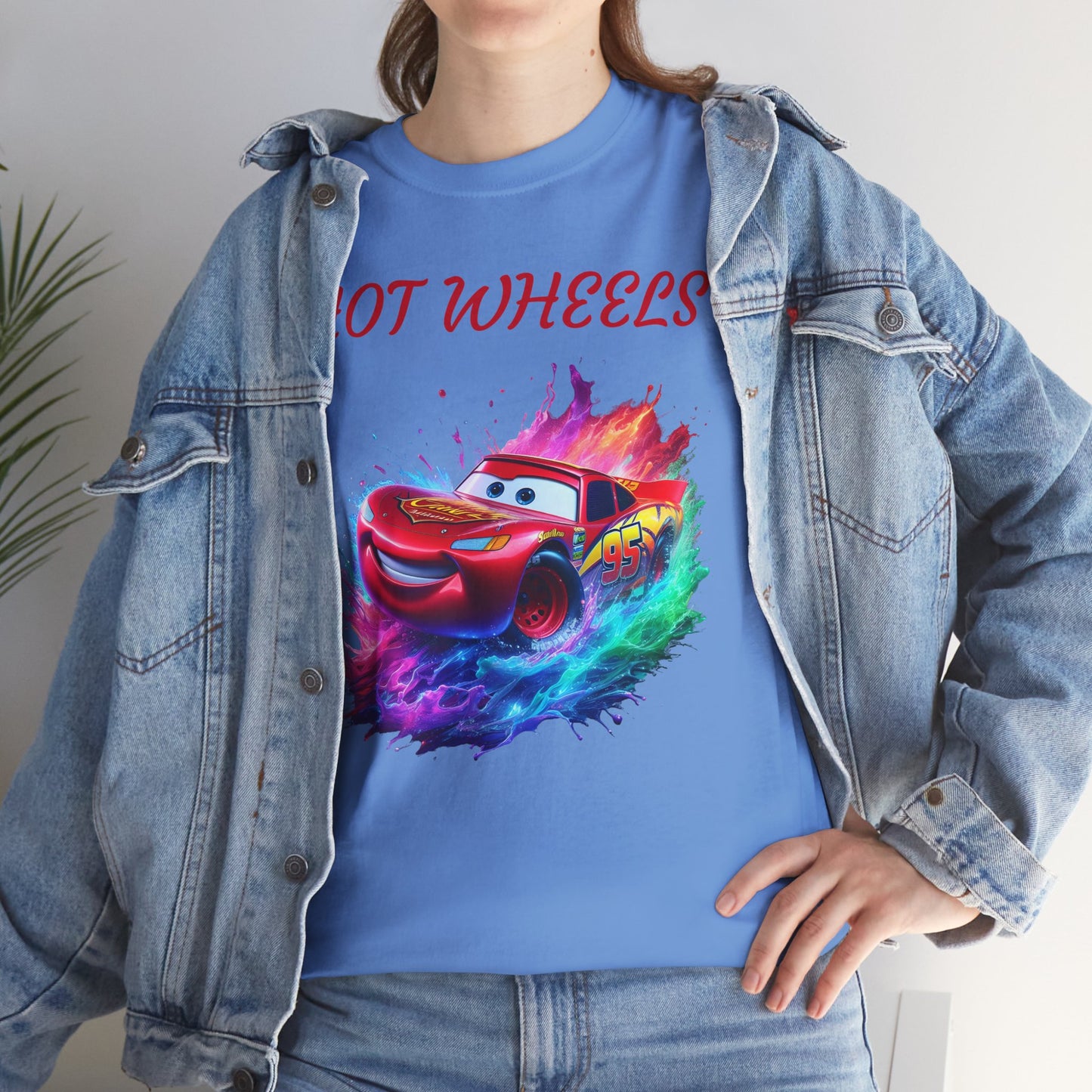 Princess Grace Hot Wheels Unisex Heavy Cotton Tee Vibrant Racing Graphic T-Shirt