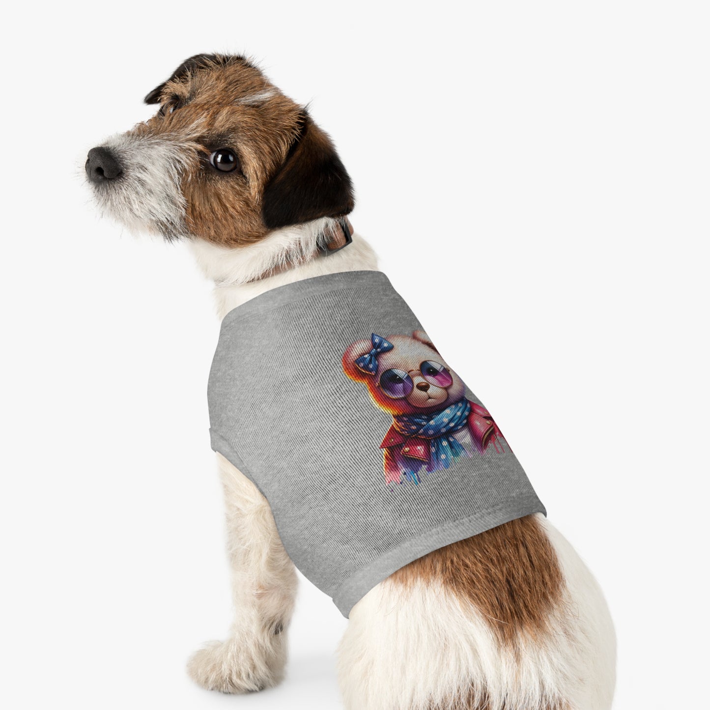 Princess Grace CUTE Trendy Pet Tank Top with Stylish Bear Design