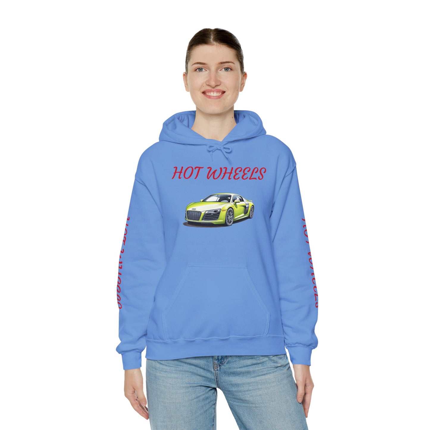 Princess Grace Hot Wheels Unisex Hooded Sweatshirt Cool Car Design for Auto Enthusiasts