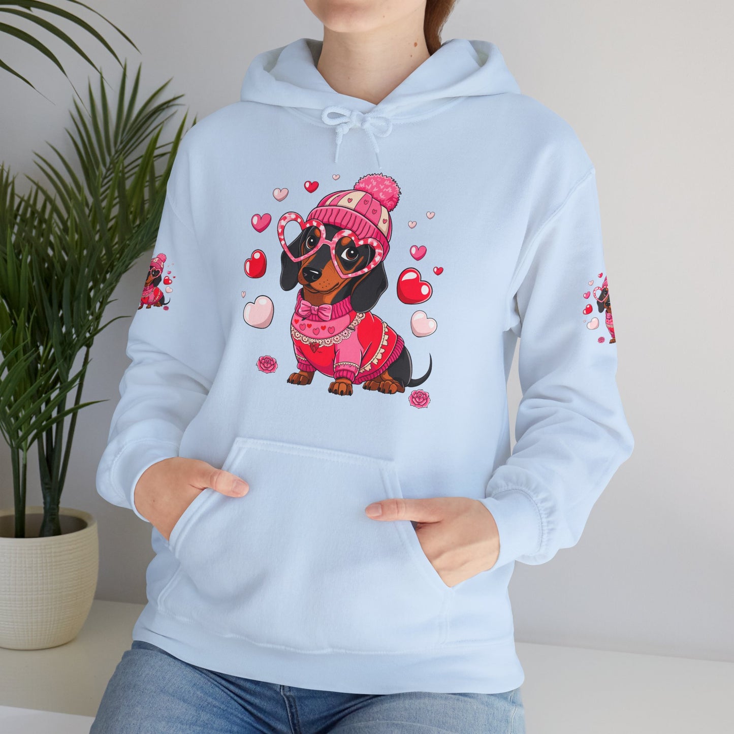 Princess Grace Cute Dachshund Love Sweatshirt for Dog Lovers
