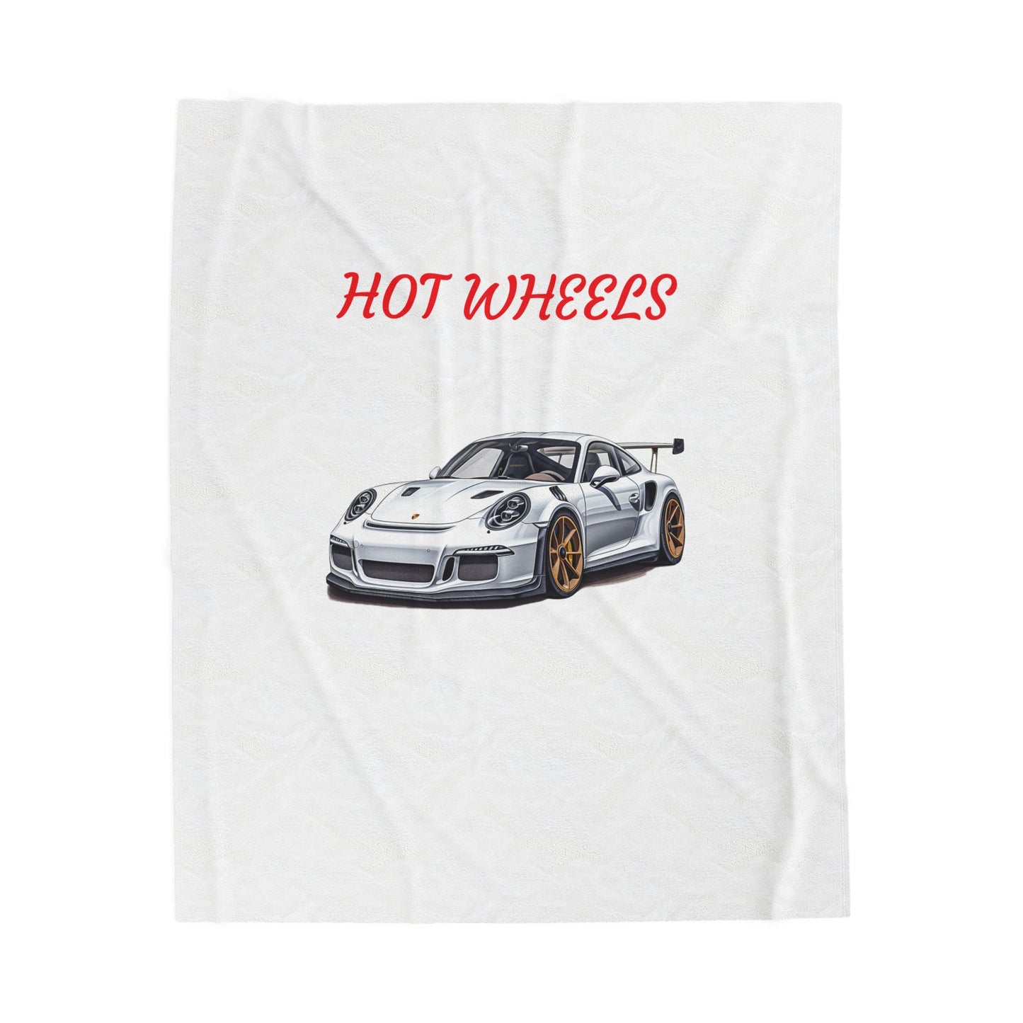 Princess Grace Hot Wheels Velveteen Plush Blanket Cozy Car Lovers Gift for All Ages
