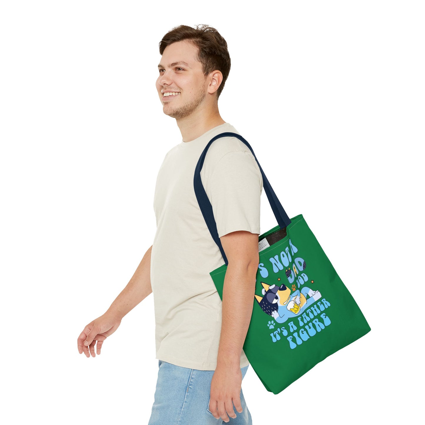 Princess Grace Funny Dad Tote Bag "It's Not a Dad Bod, It's a Father Figure"
