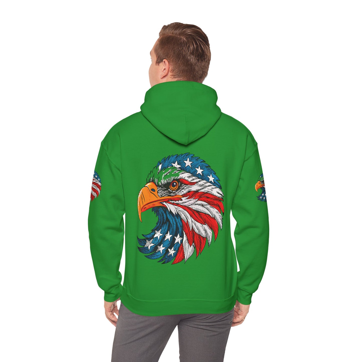 Princess Grace Patriotic Eagle Hoodie Unisex Heavy Blend Sweatshirt