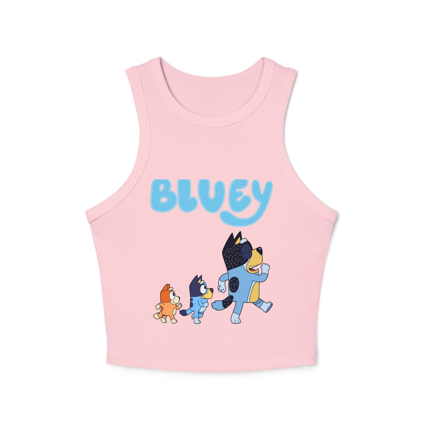 Princess Grace Bluey Kids Racer Tank Top Fun Cartoon Style for Playtime and Summer