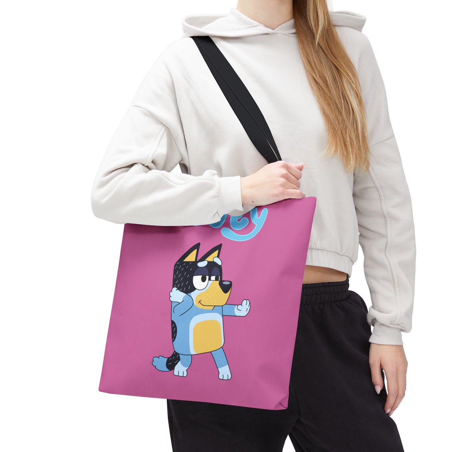 Princess Grace Bluey Character Tote Bag Fun and Playful Design for Dog Lovers