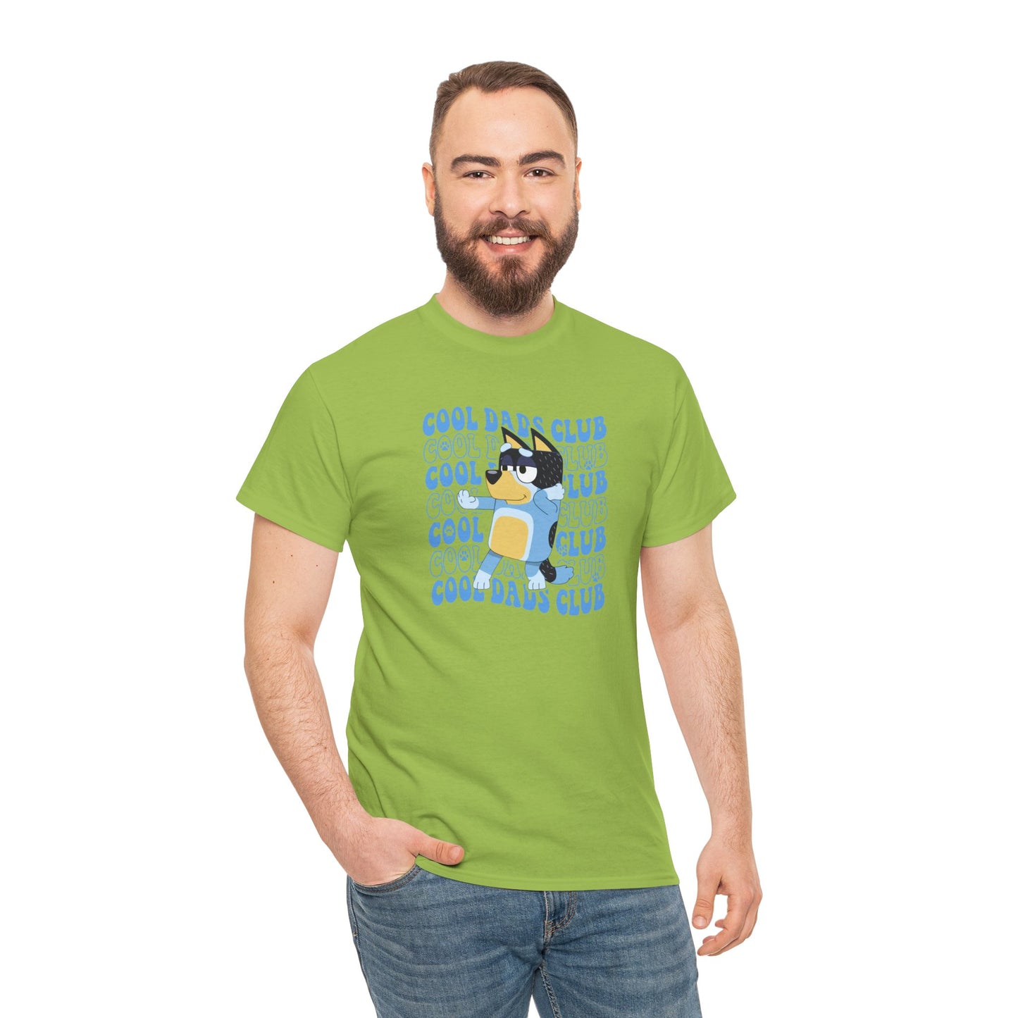Princess Grace Bluey Cool Dads Club Unisex Heavy Cotton Tee