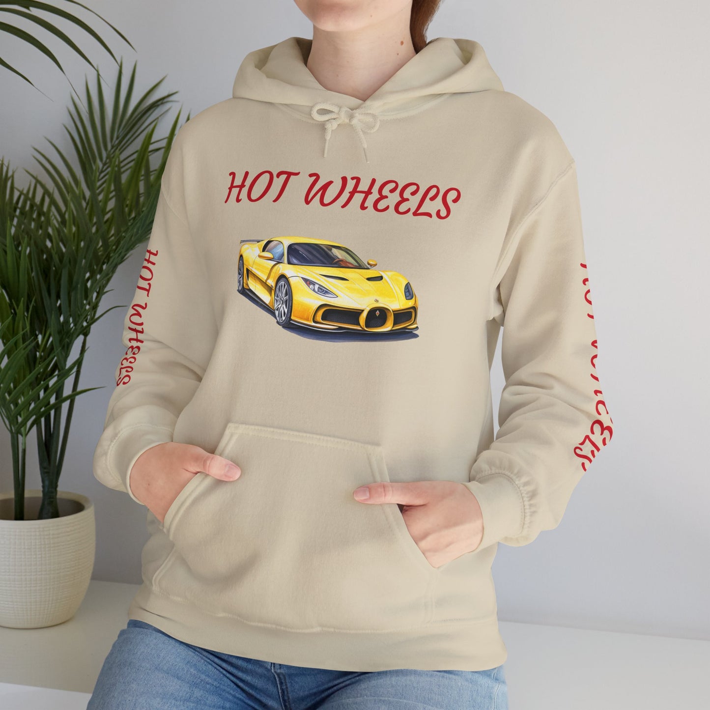 Princess Grace Hot Wheels Unisex Hooded Sweatshirt Racing Style for Car Enthusiasts