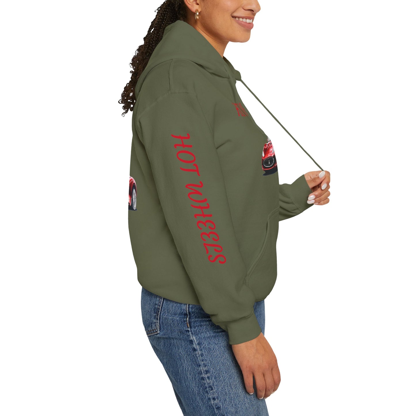 Princess Grace Hot Wheels Unisex Hoodie Perfect for Car Enthusiasts and Casual Wear