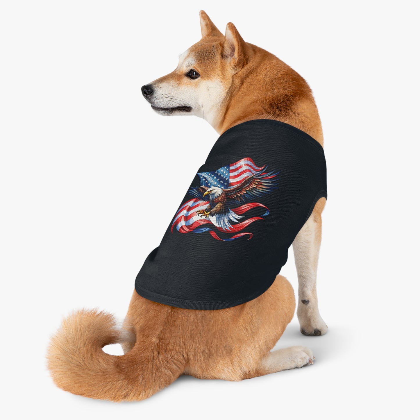 Princess Grace Patriotic Eagle Pet Tank Top for Celebrations