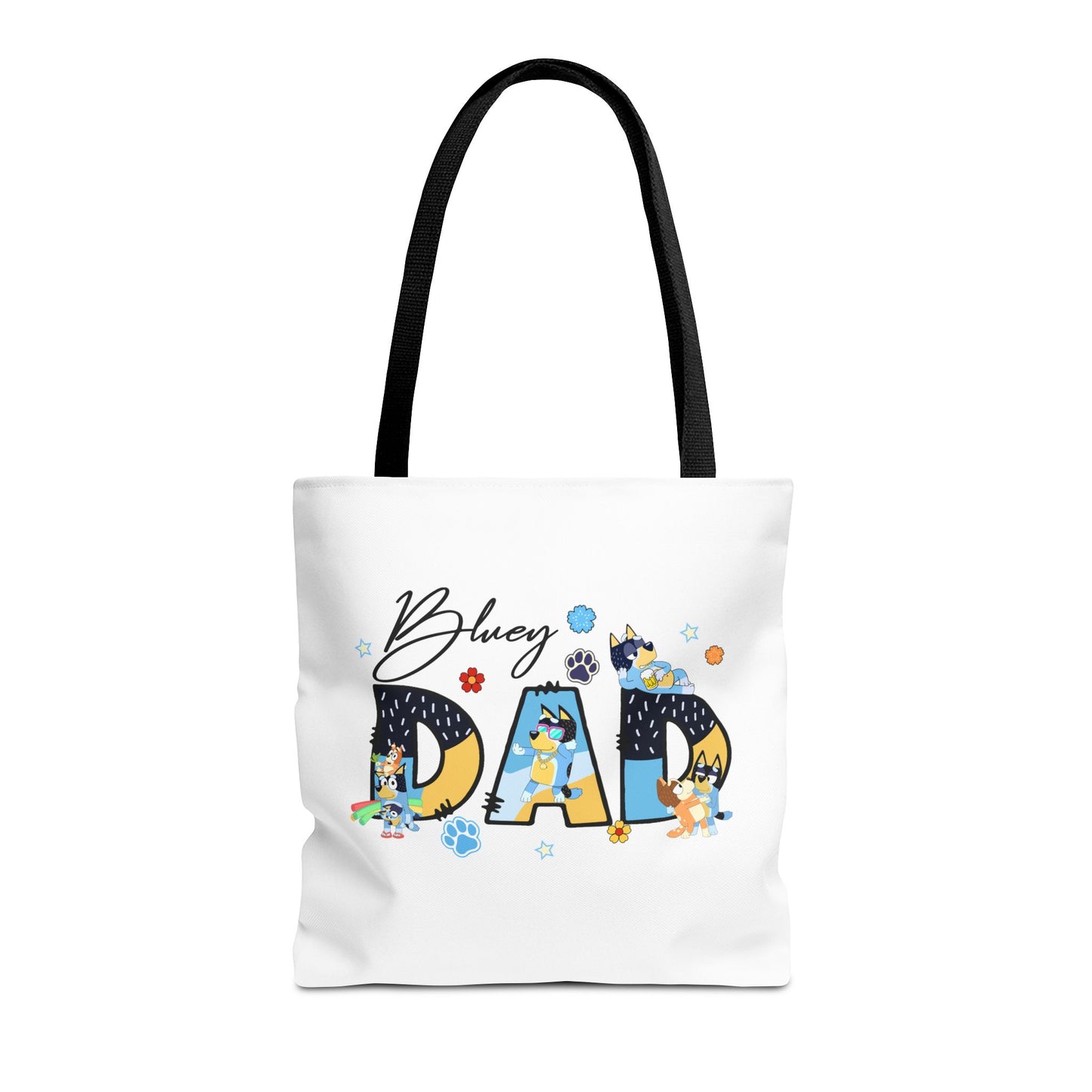 Princess Grace Bluey Dad Tote Bag Fun & Playful Accessory for Dog Lovers
