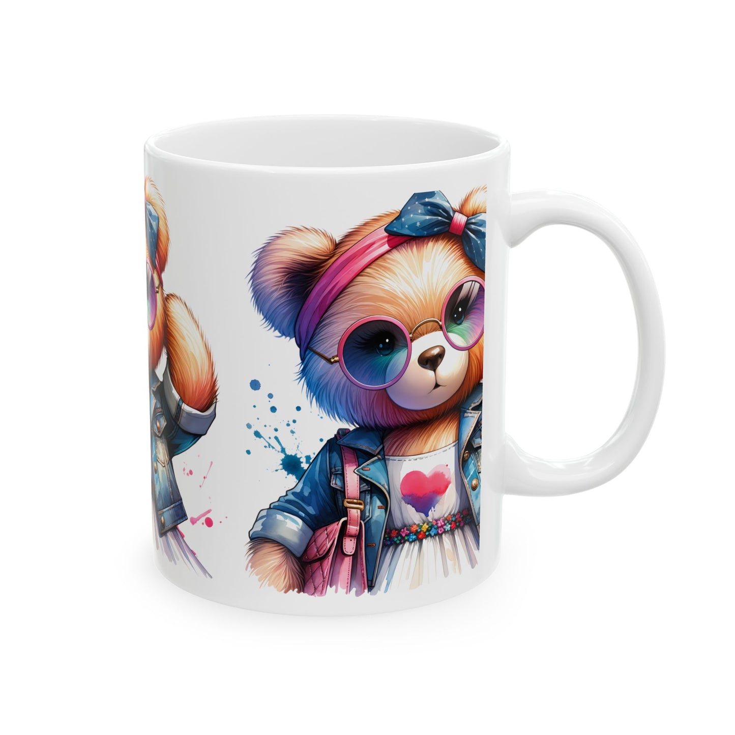 Princess Grace Cute Bear Themed Ceramic Mug 11oz & 15oz