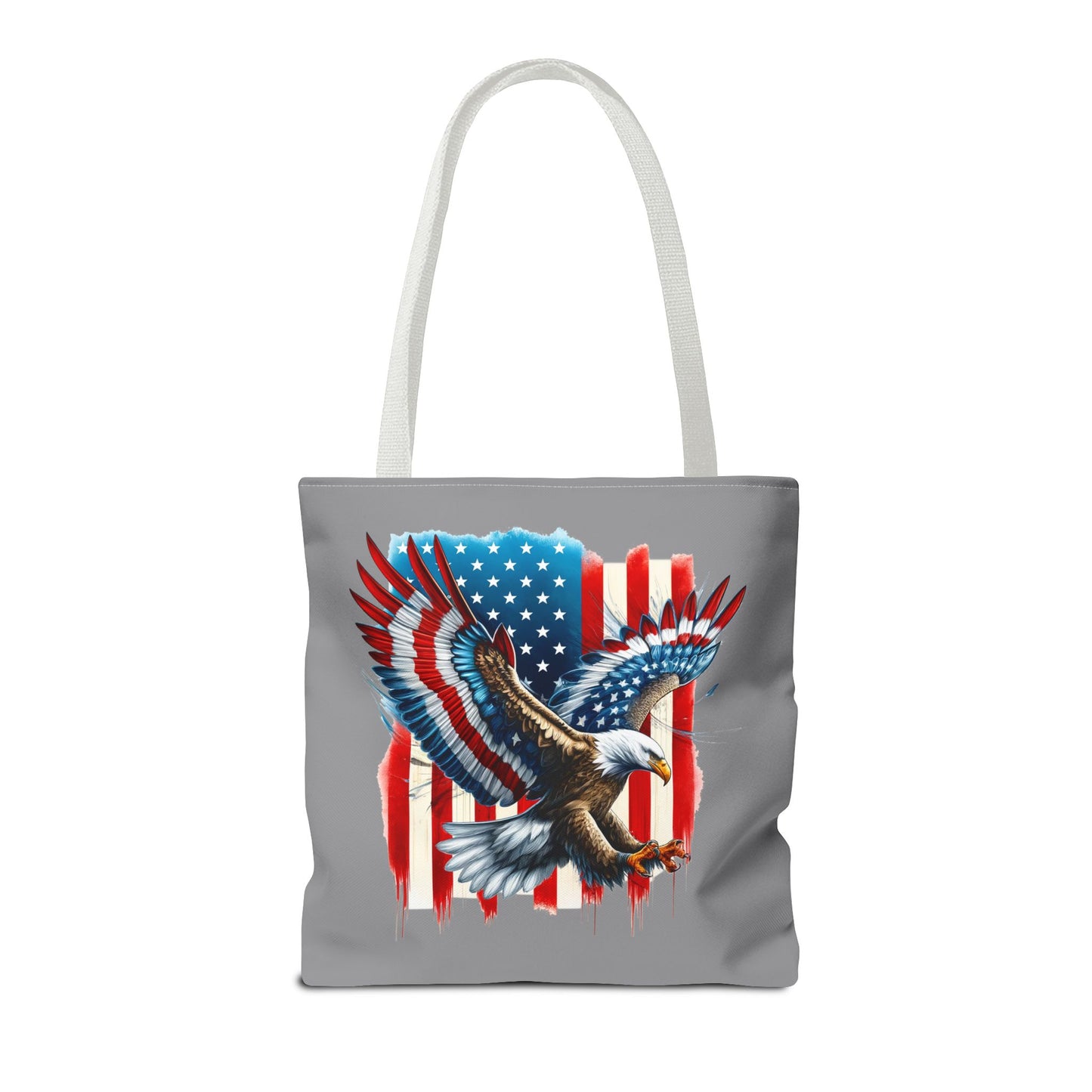 Princess Grace Patriotic Eagle Tote Bag American Flag Design