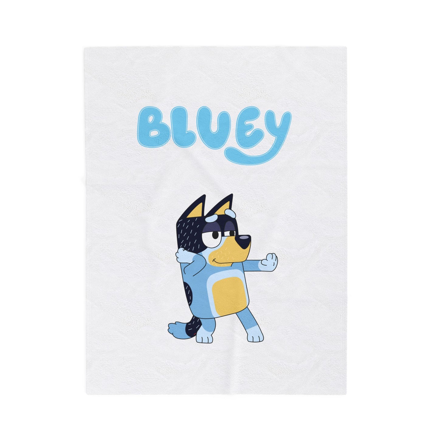 Princess Grace Bluey Velveteen Plush Blanket Cozy Cartoon Comfort for Kids