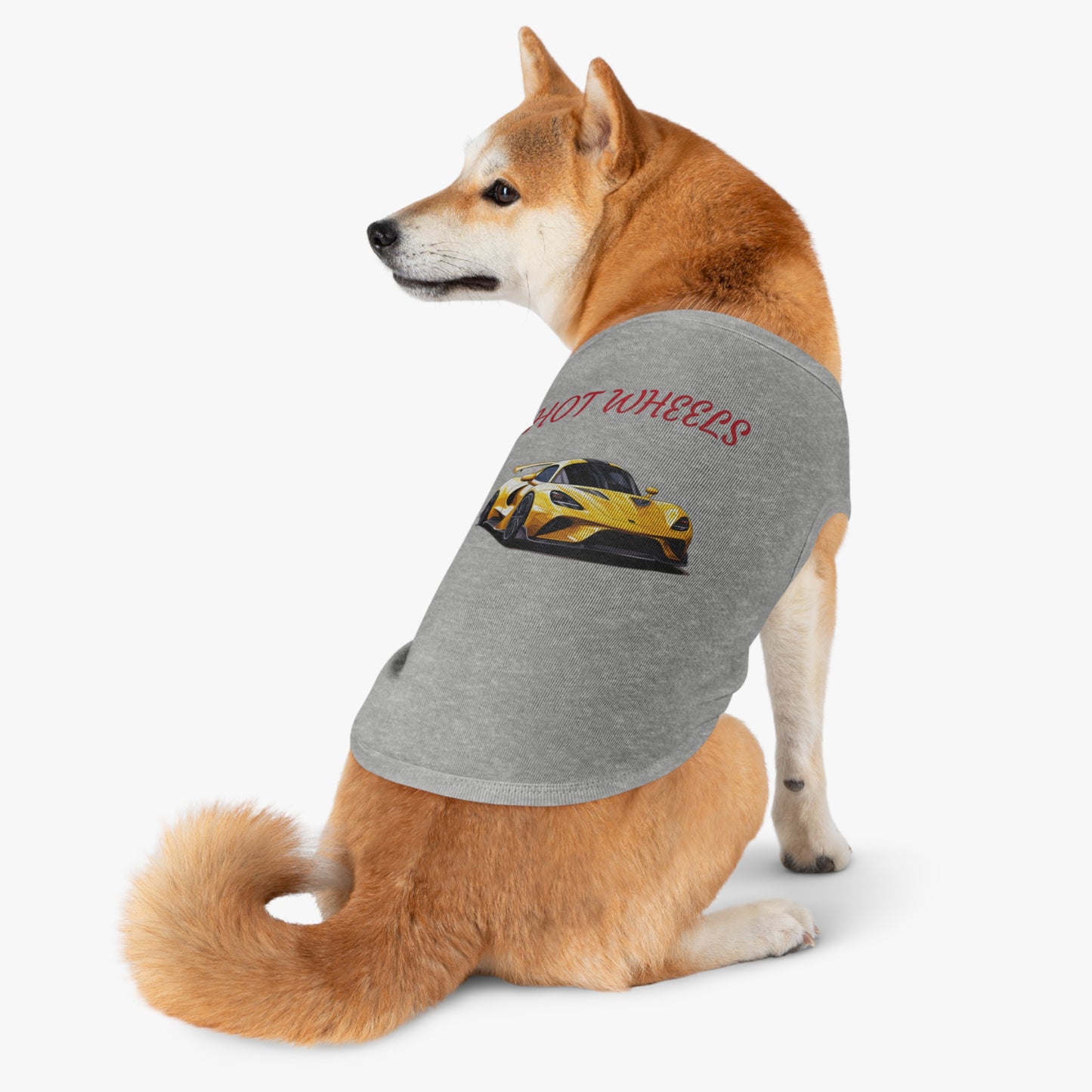 Princess Grace Hot Wheels Pet Tank Top Stylish Automotive Dog Shirt for Car Lovers