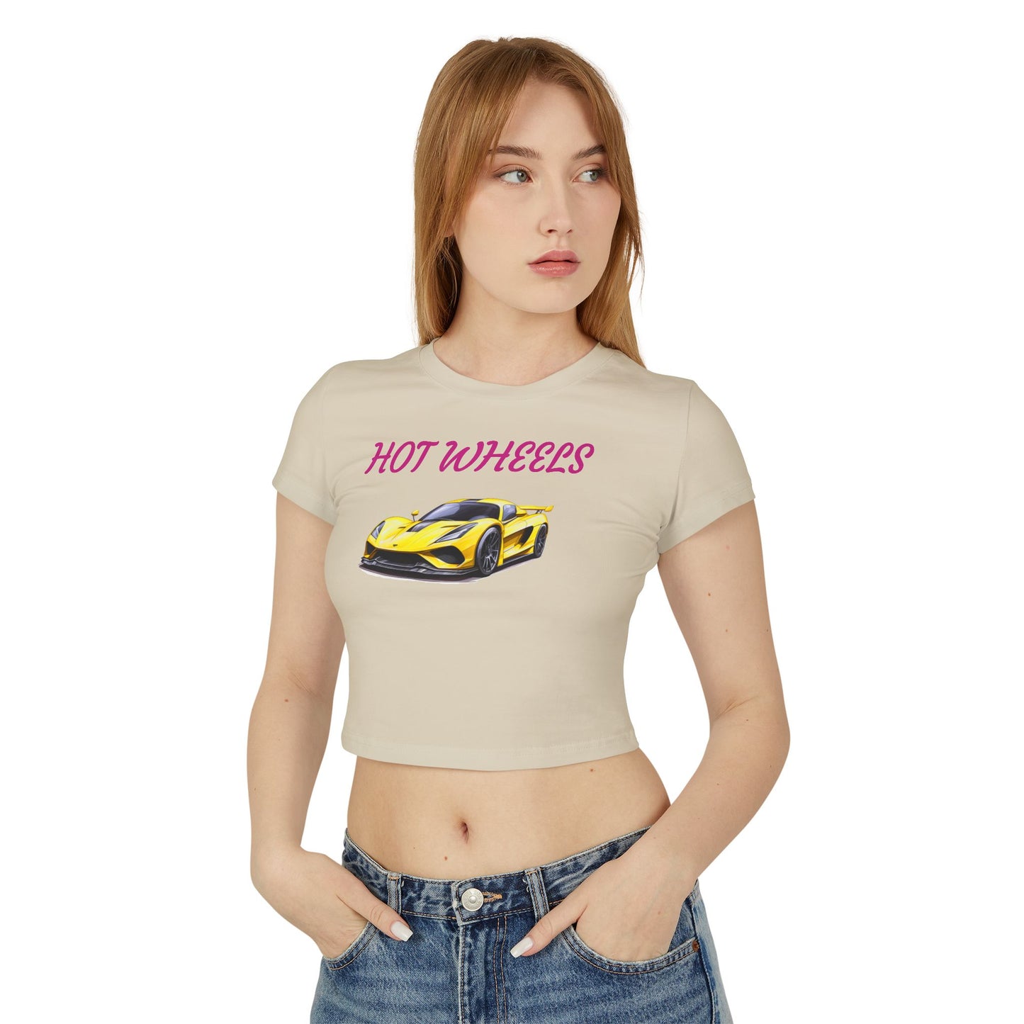 Princess Grace Hot Wheels Graphic Baby Tee for Car Enthusiasts