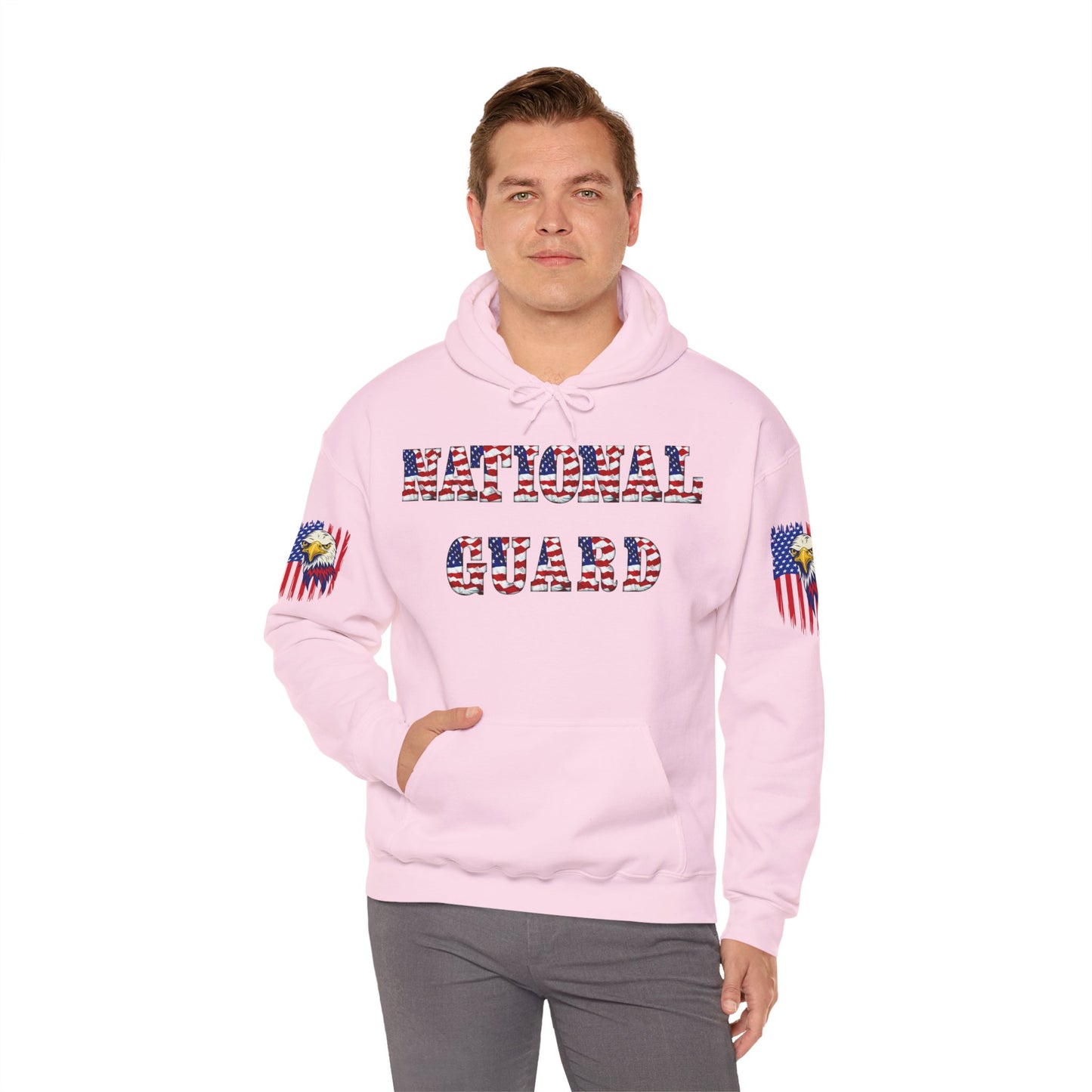 Princess Grace National Guard Patriotic Hoodie Unisex Heavy Blend Sweatshirt