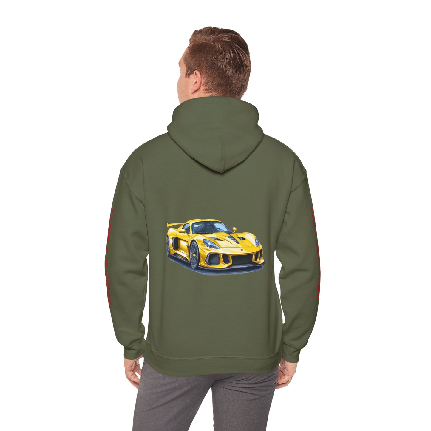 Princess Grace Hot Wheels Unisex Hoodie Cool Automotive Sweatshirt for Car Enthusiasts