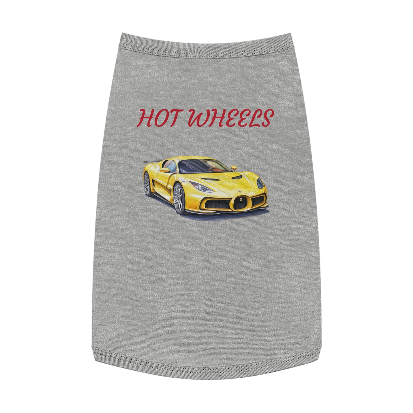 Princess Grace Hot Wheels Pet Tank Top Stylish Dog Apparel for Car Lovers