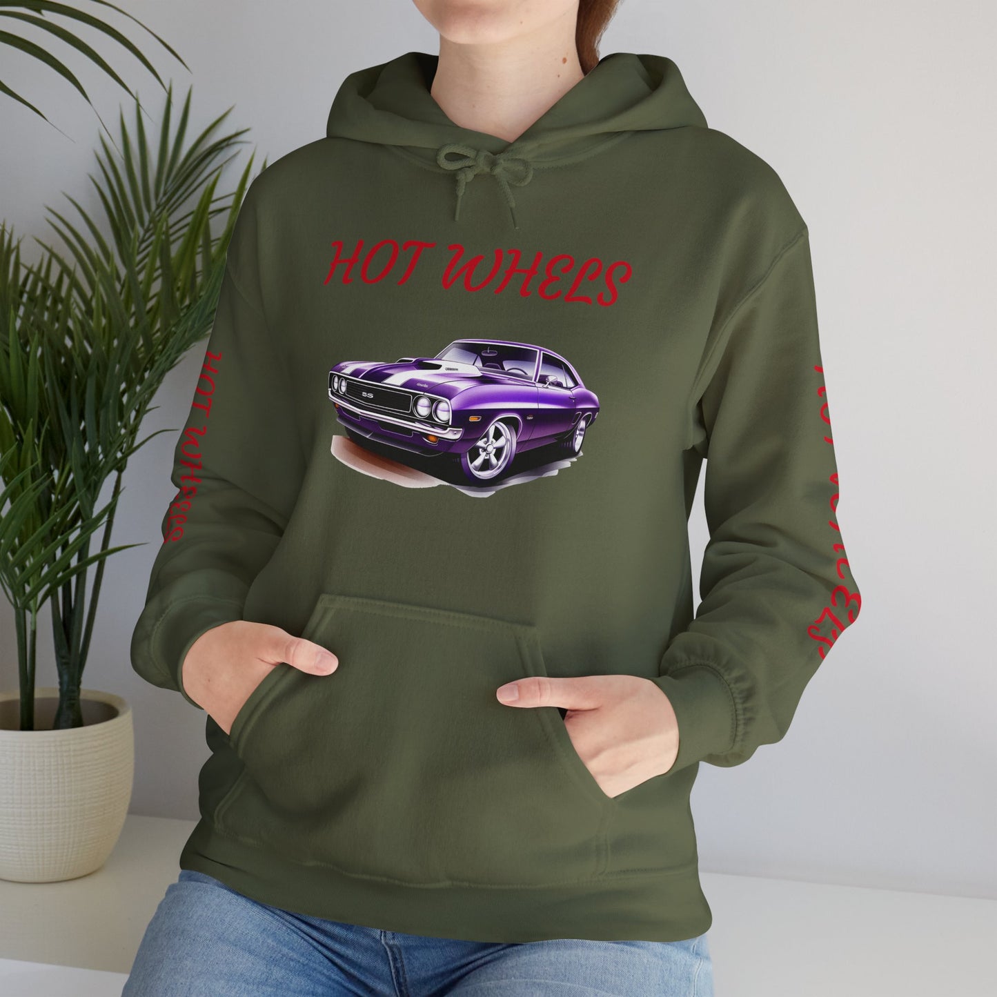 Princess Grace Vintage Hot Wheels Hooded Sweatshirt for Car Enthusiasts