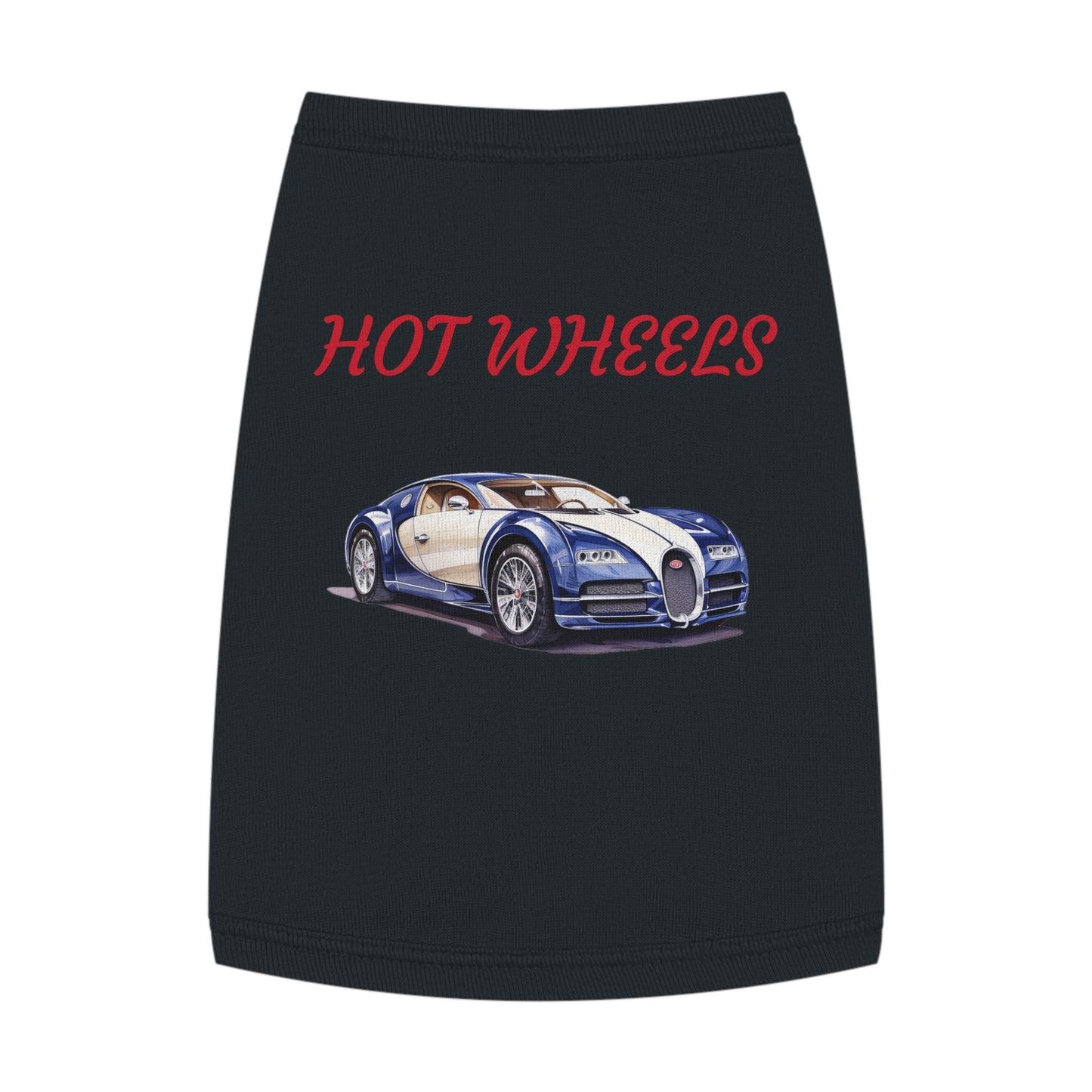 Princess Grace Hot Wheels Pet Tank Top for Car Lovers Stylish Dog Apparel