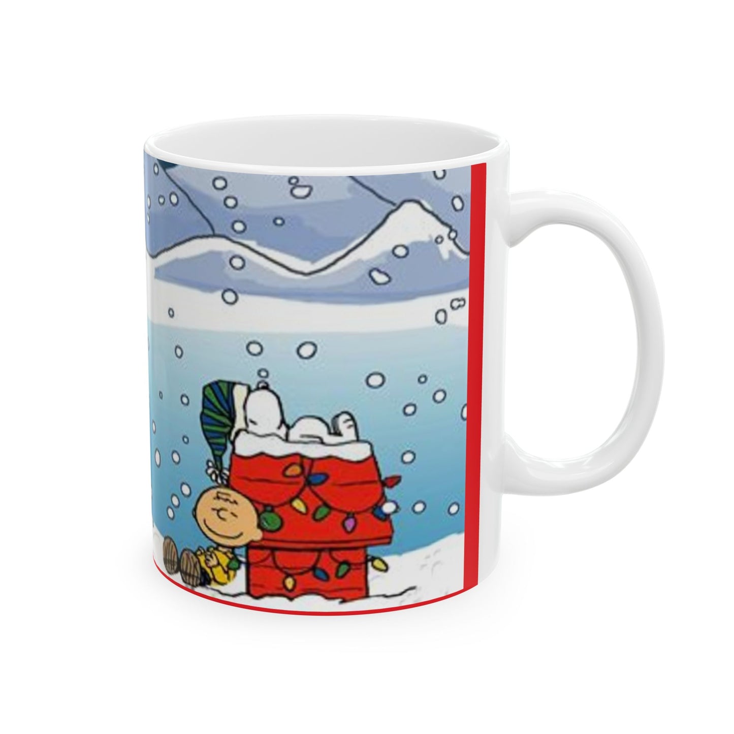 Princess Grace Winter Wonderland Ceramic Mug Cozy Hot Beverage Cup for Holiday Cheer