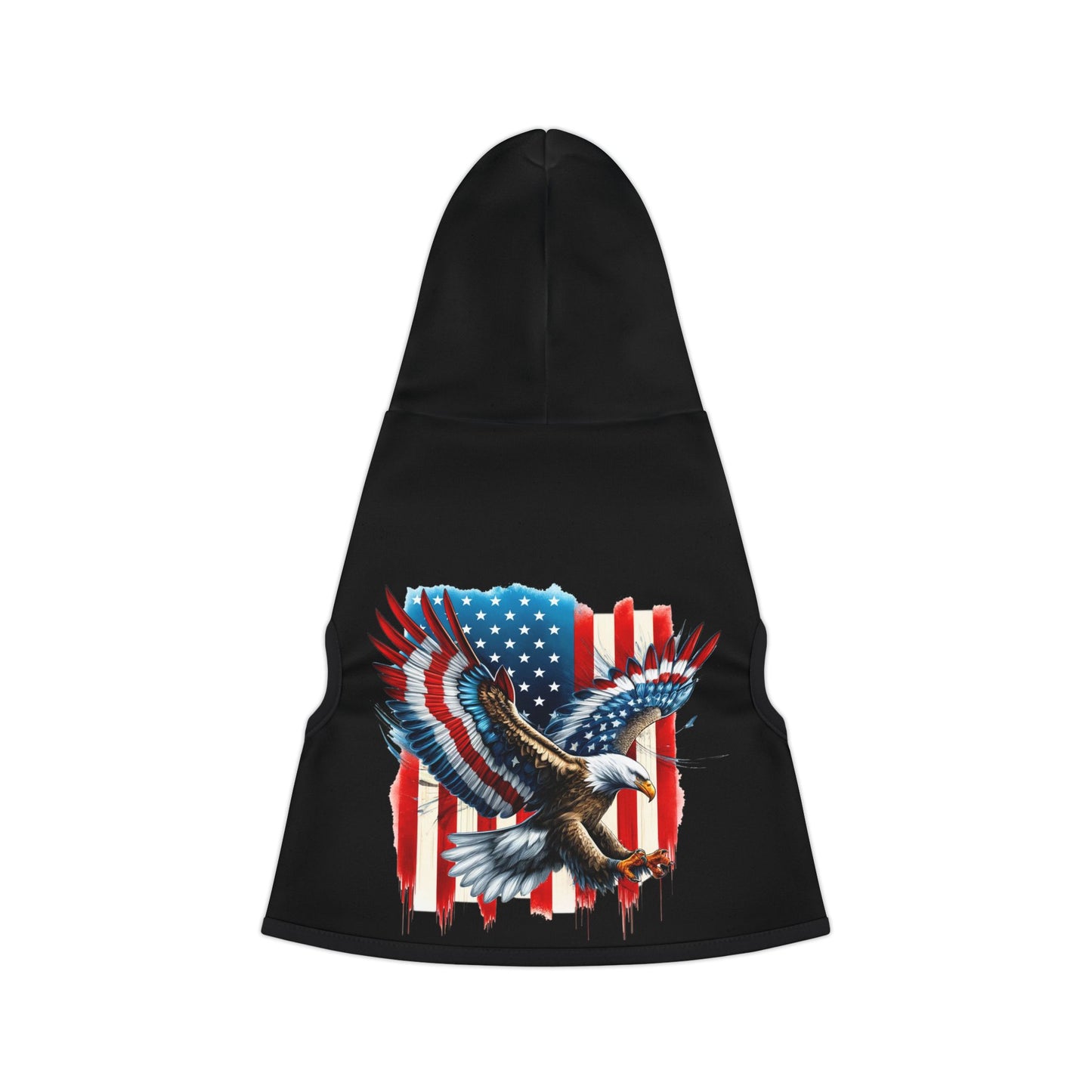Princess Grace Patriotic Pet Hoodie Eagle Design for Dogs and Cats