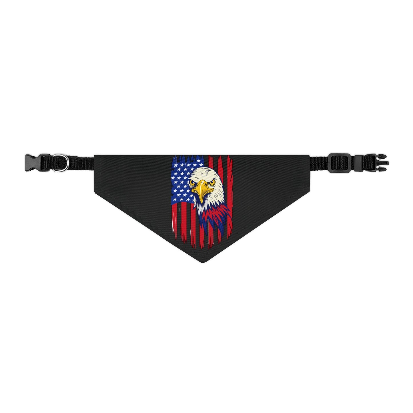 Princess Grace Patriotic Pet Bandana Collar USA Flag Design for Dogs