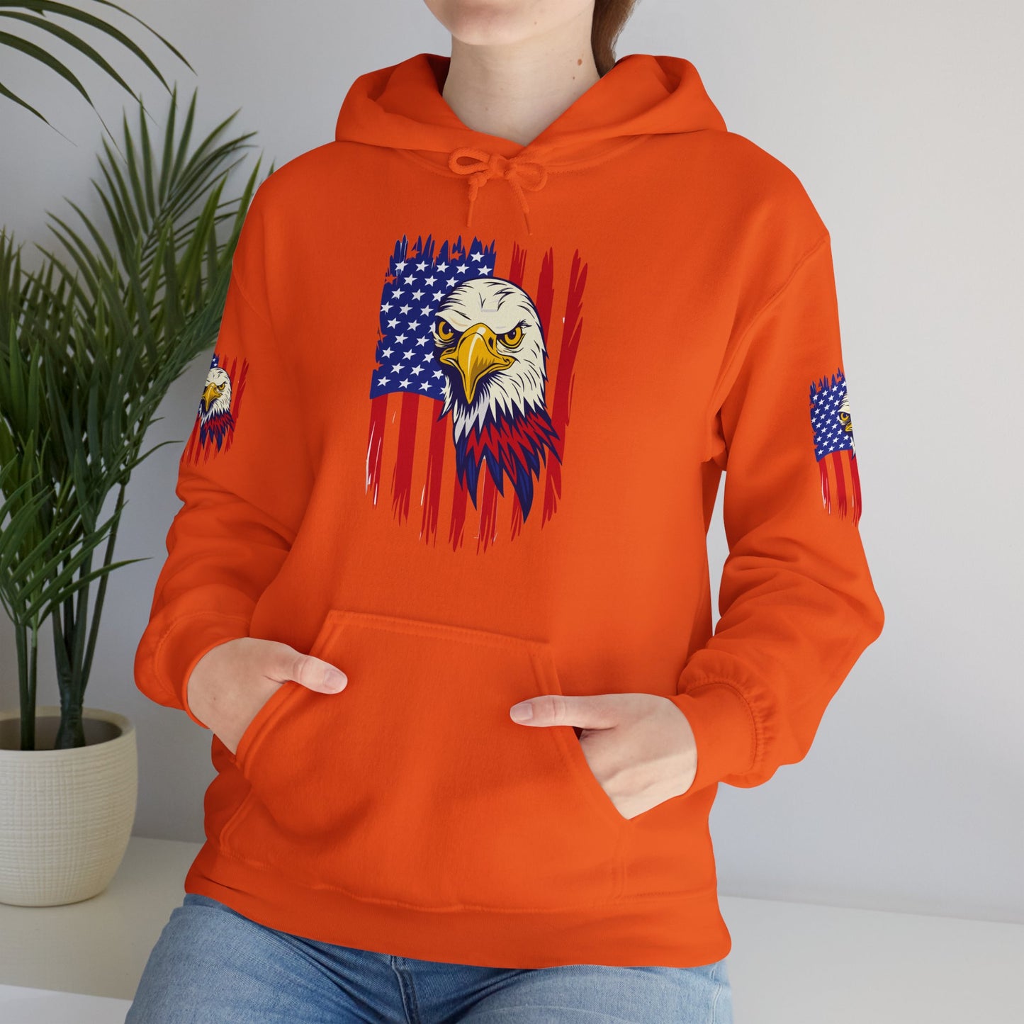 Princess Grace Patriotic Eagle Unisex Heavy Blend Hoodie