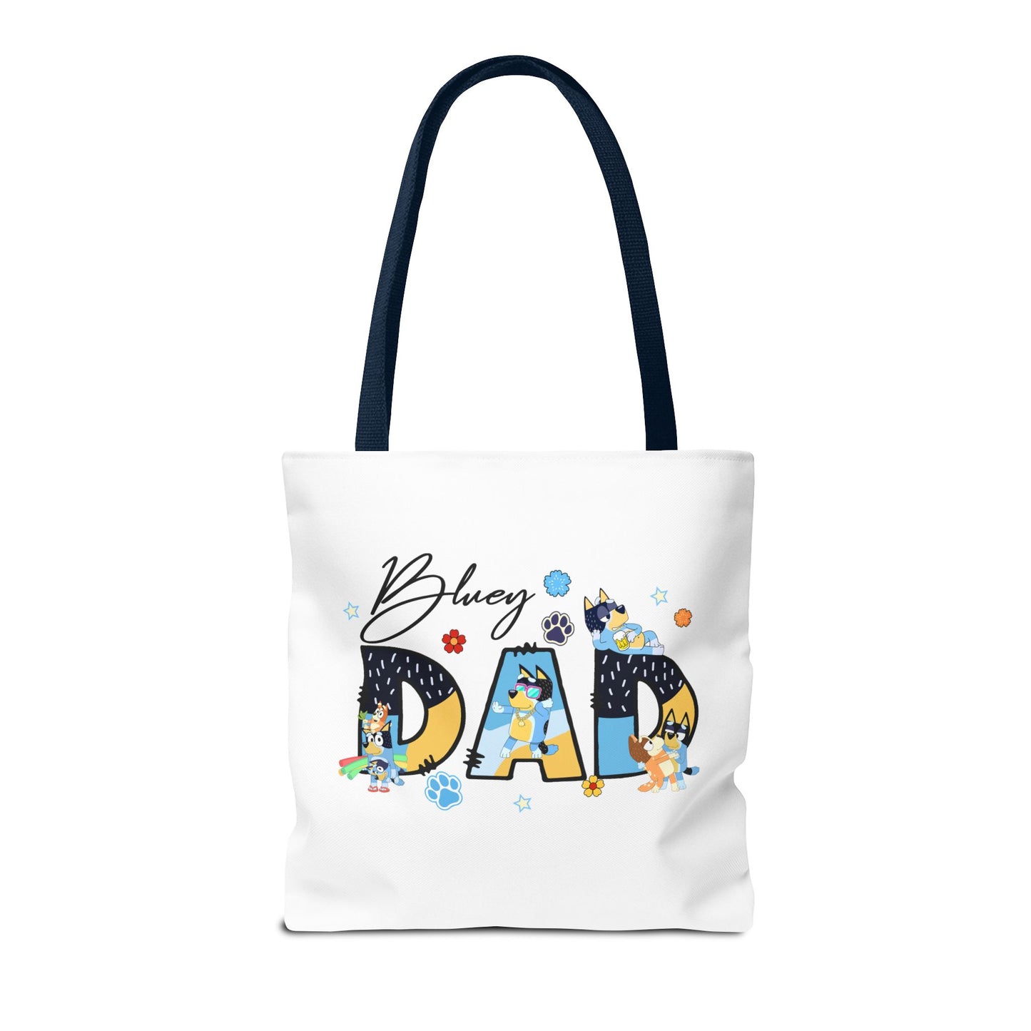 Princess Grace Bluey Dad Tote Bag Fun & Playful Accessory for Dog Lovers