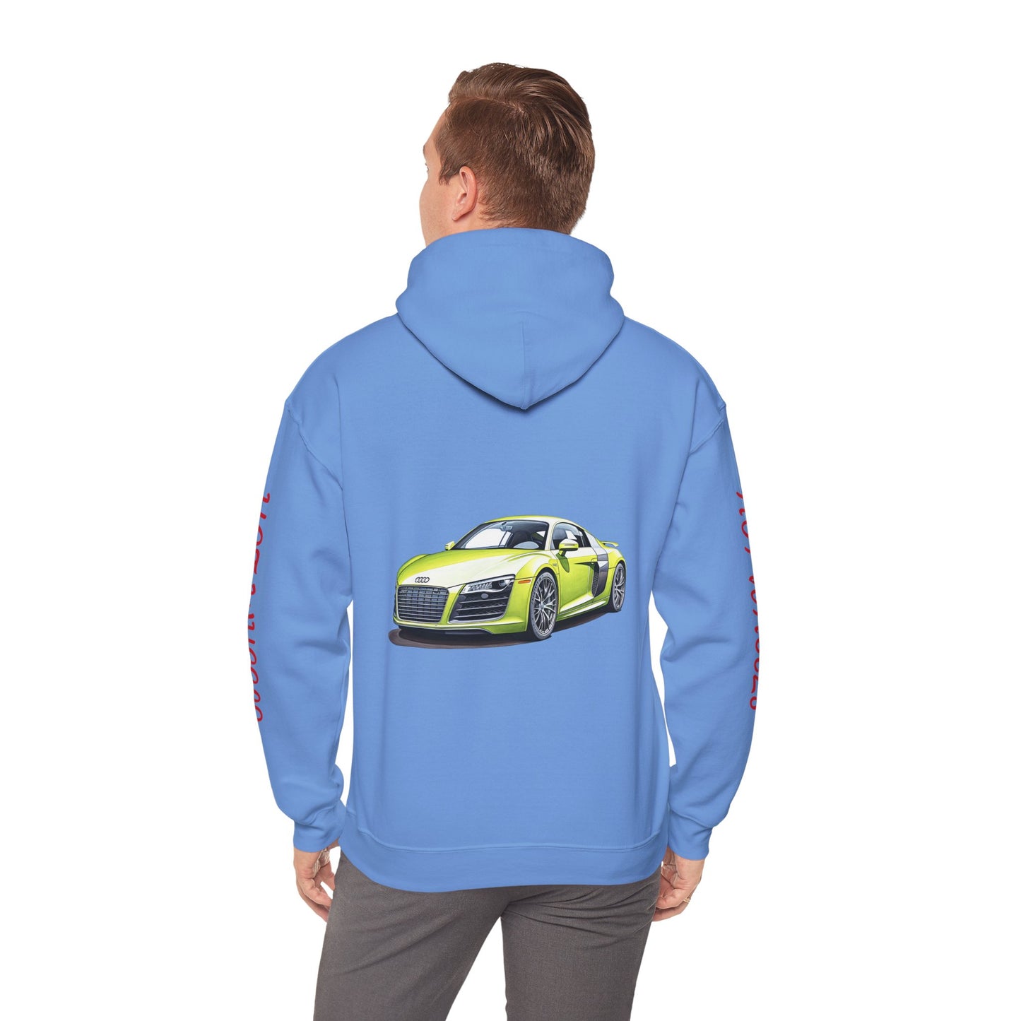 Princess Grace Hot Wheels Unisex Hooded Sweatshirt Cool Car Design for Auto Enthusiasts