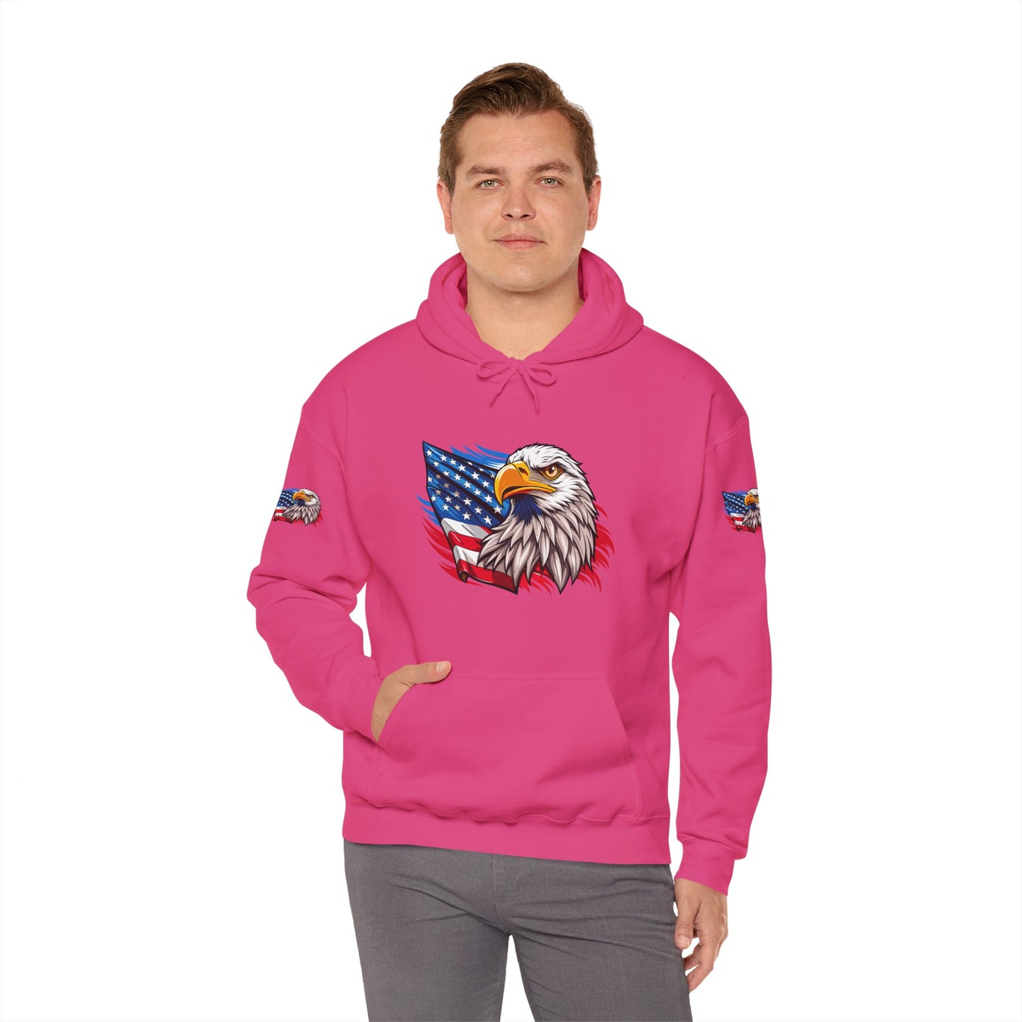 Princess Grace Patriotic Eagle Unisex Heavy Blend Hoodie